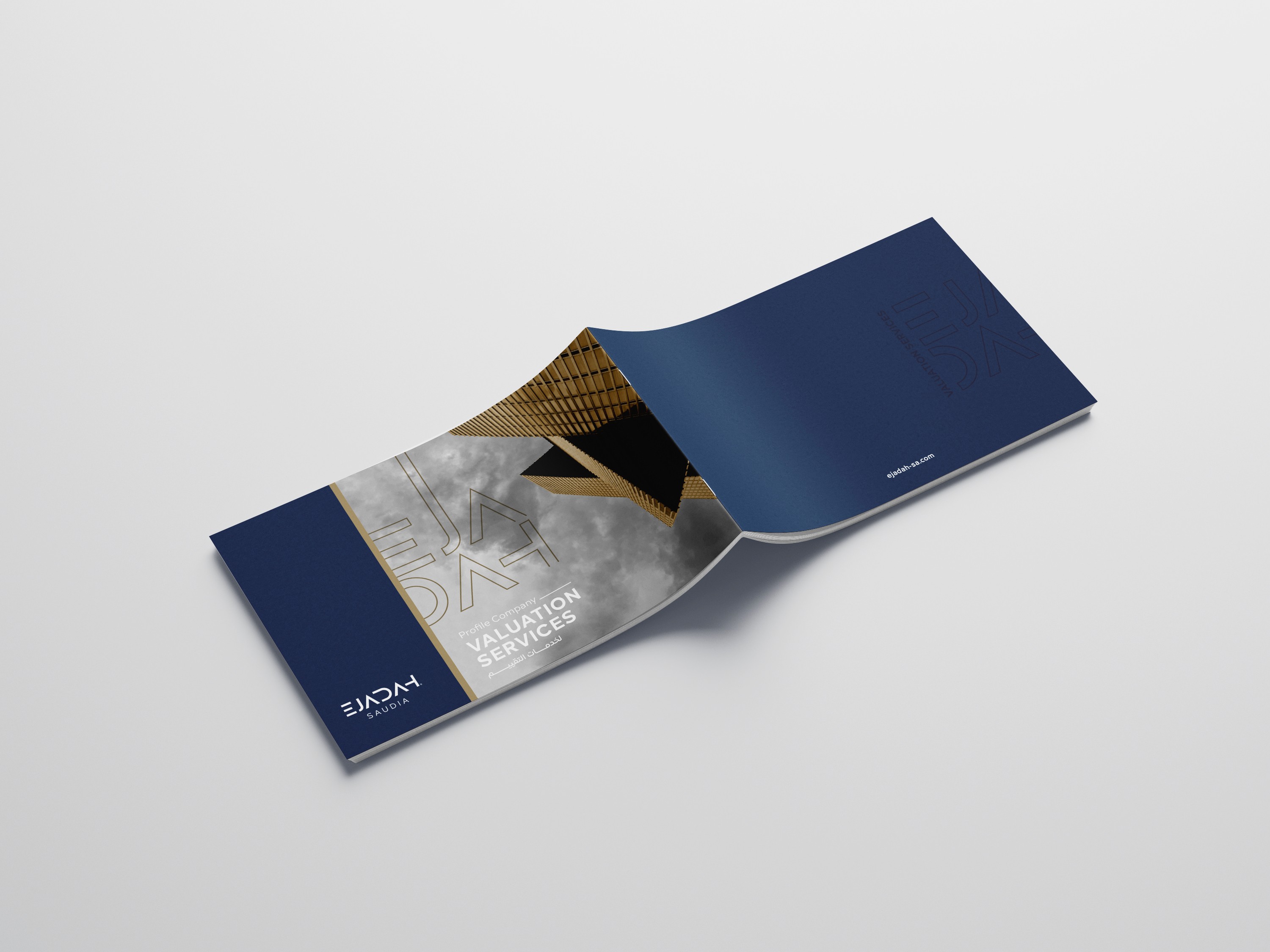 	Professional company profile layout for Ejadah Professional