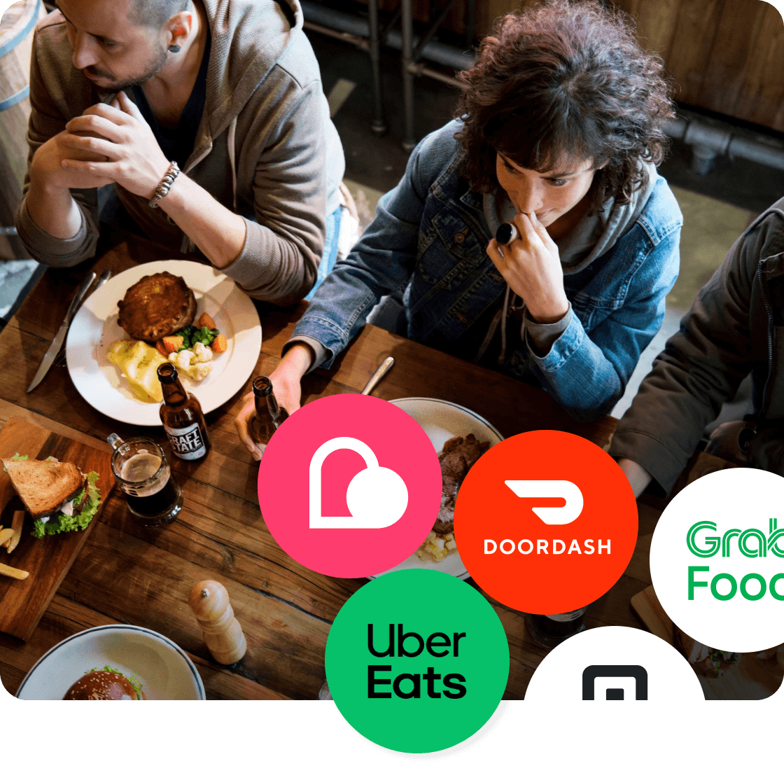 best customers experience with integrated digital ordering system with uber eats, grab food, doordash and others