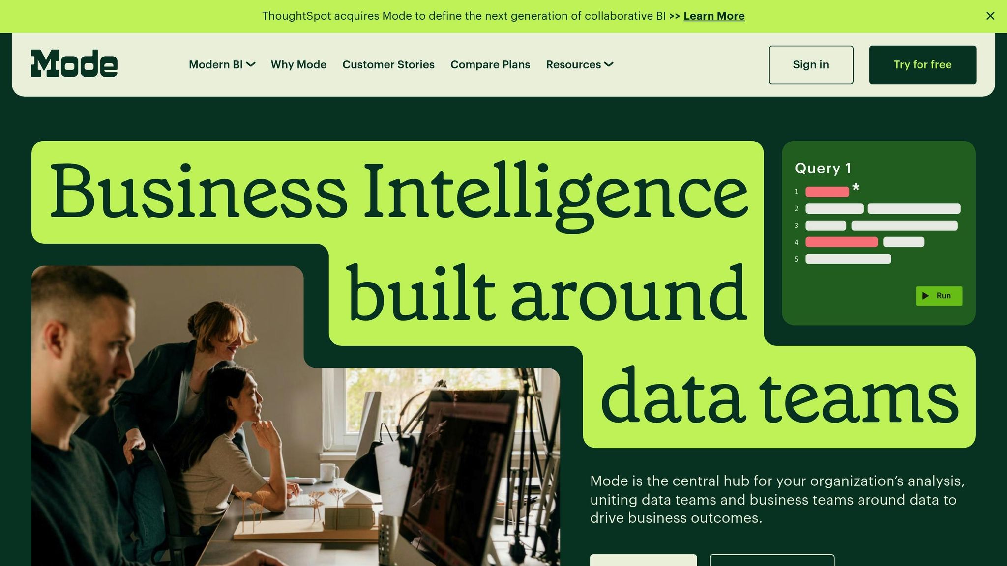Mode Analytics