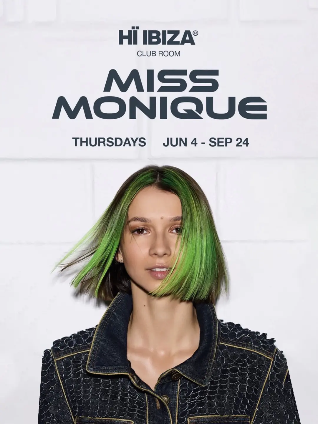 Miss Monique Ibiza 2026 Hï Ibiza Thursday residency poster