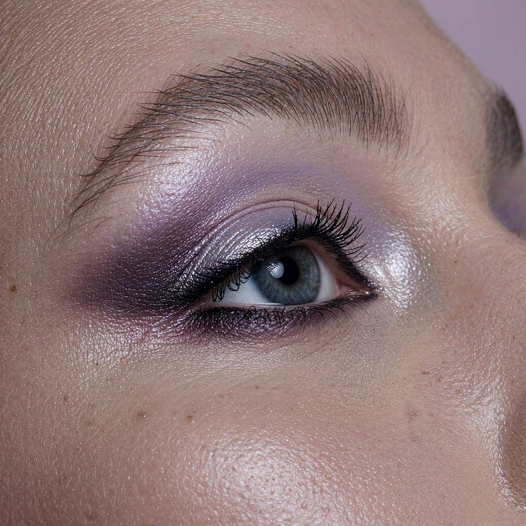 4-Color Eyeshadow Palette — on skin