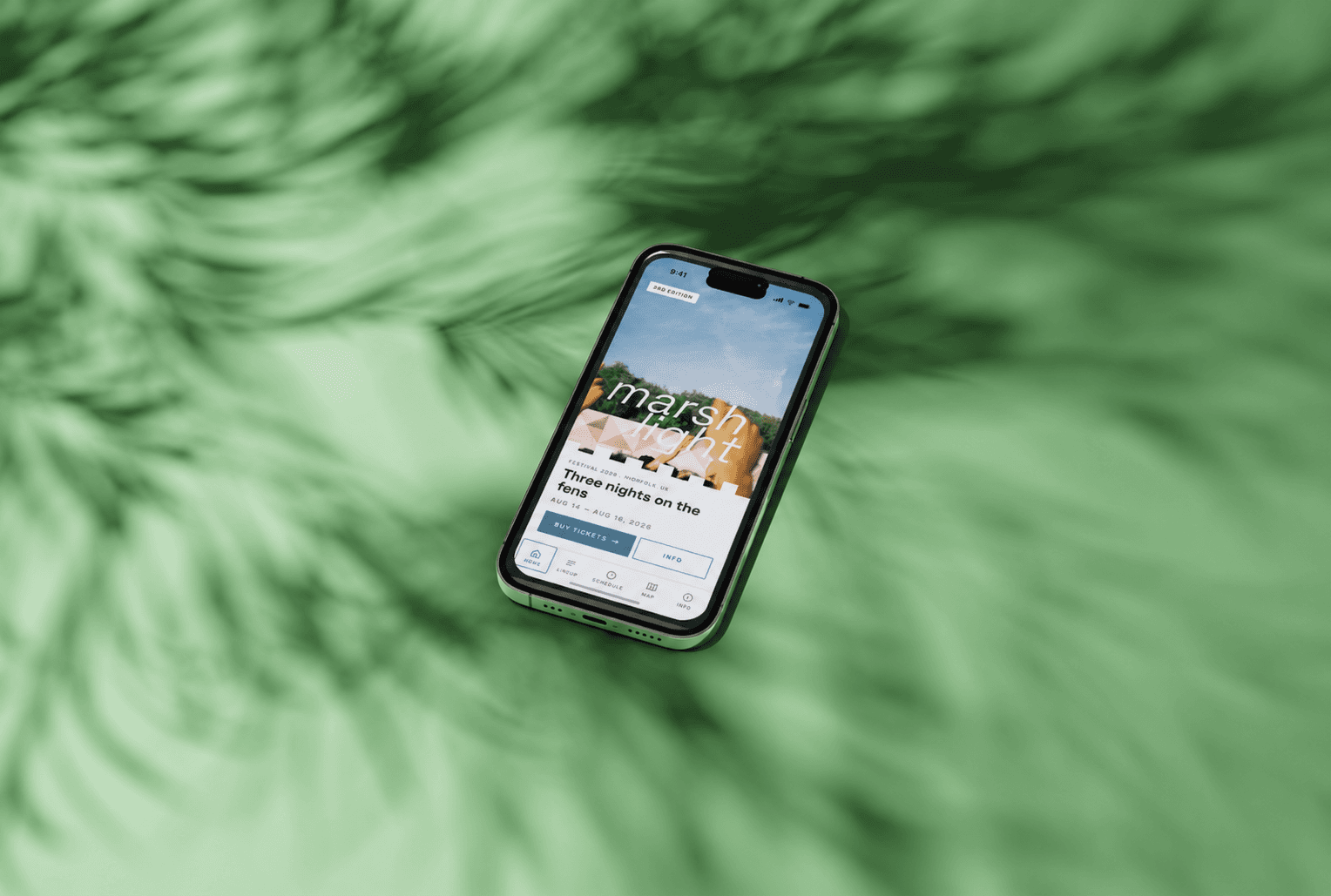 A mockup of Freelio's mobile app