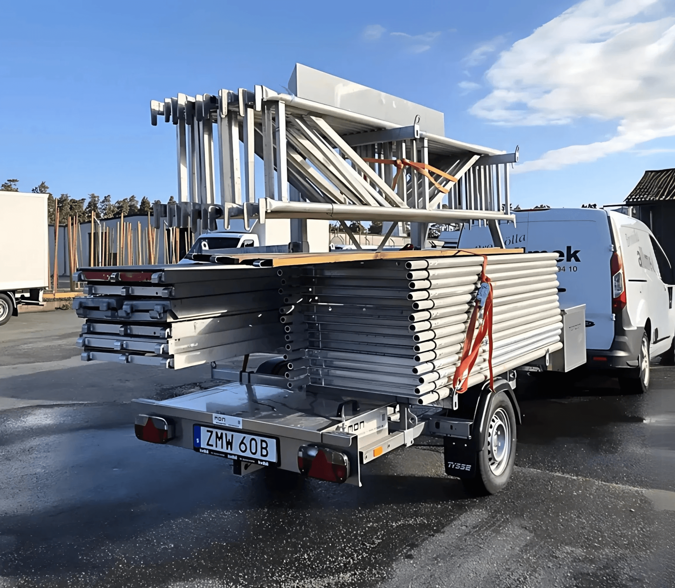 Hyra Ställningstrailer, Stocho Scaffolding