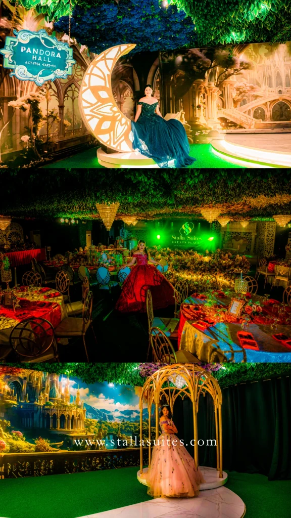Crescent moon moments from a debut at Pandora Hall, Stalla Suites Events Place