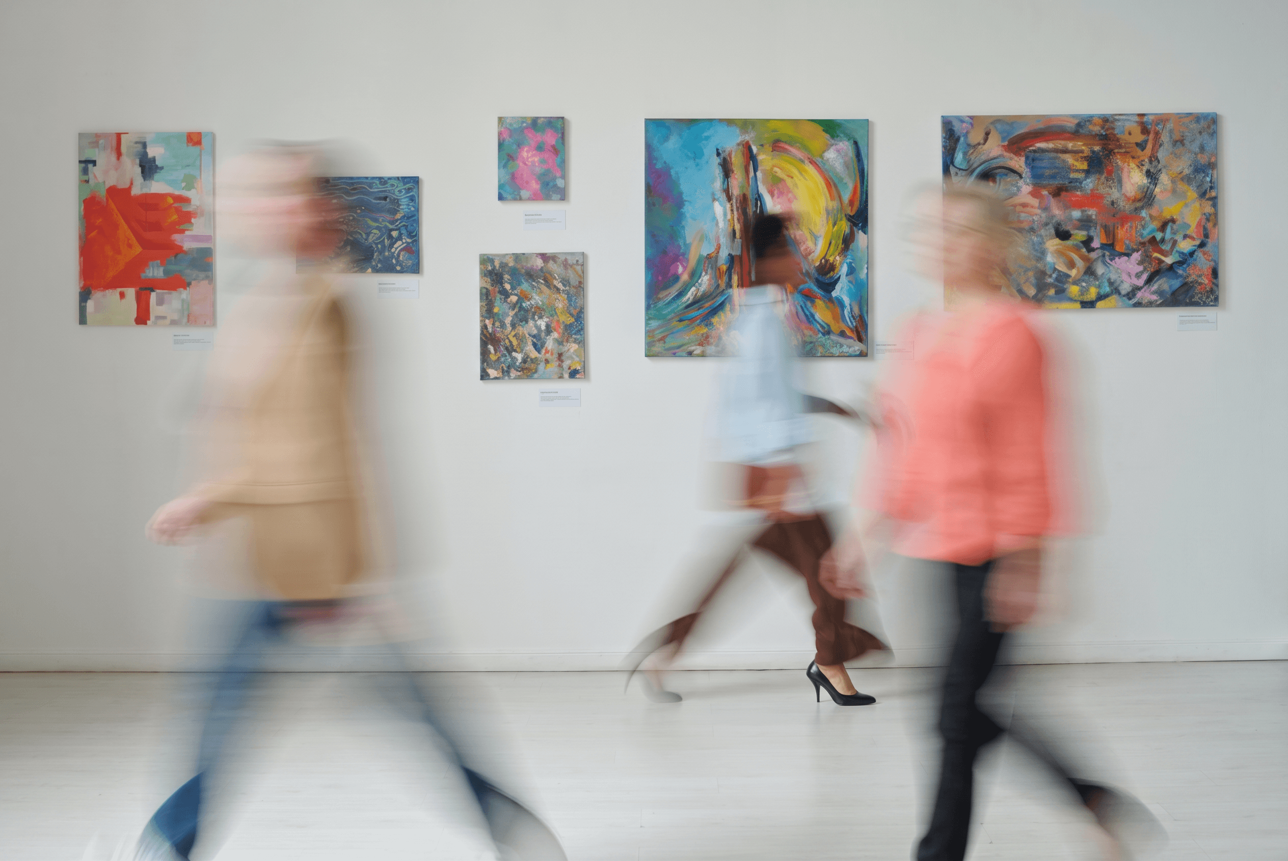 assorted-color and design paintings