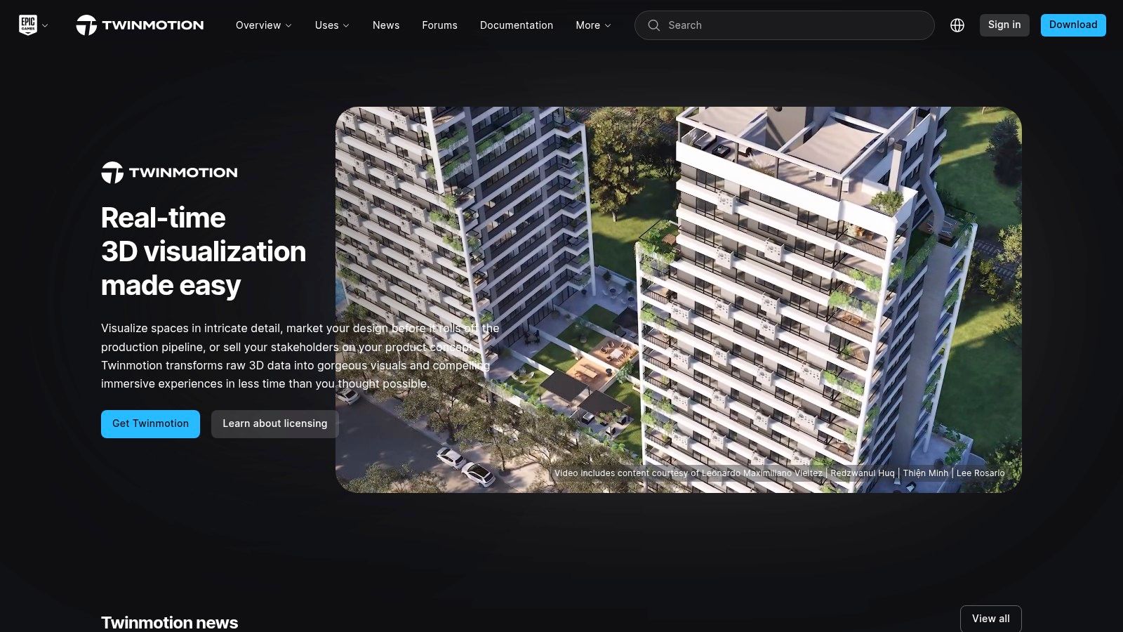 Twinmotion (Epic Games)