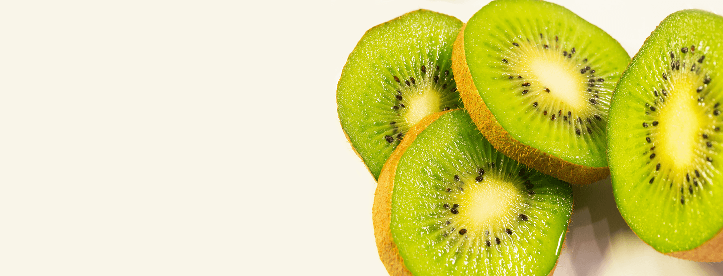 Kiwi cut in half