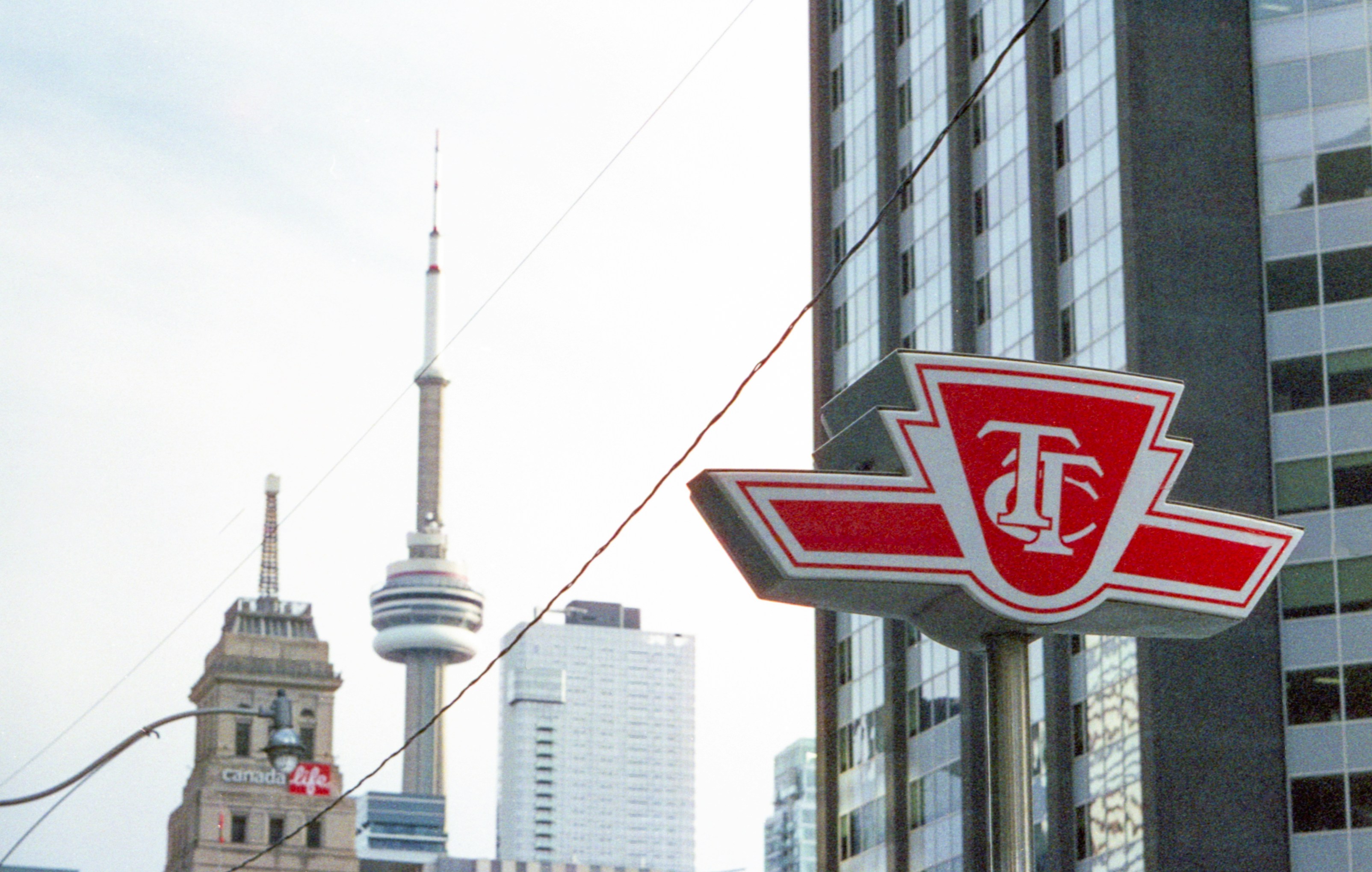 Ttc logo with toronto skyline and cn tower