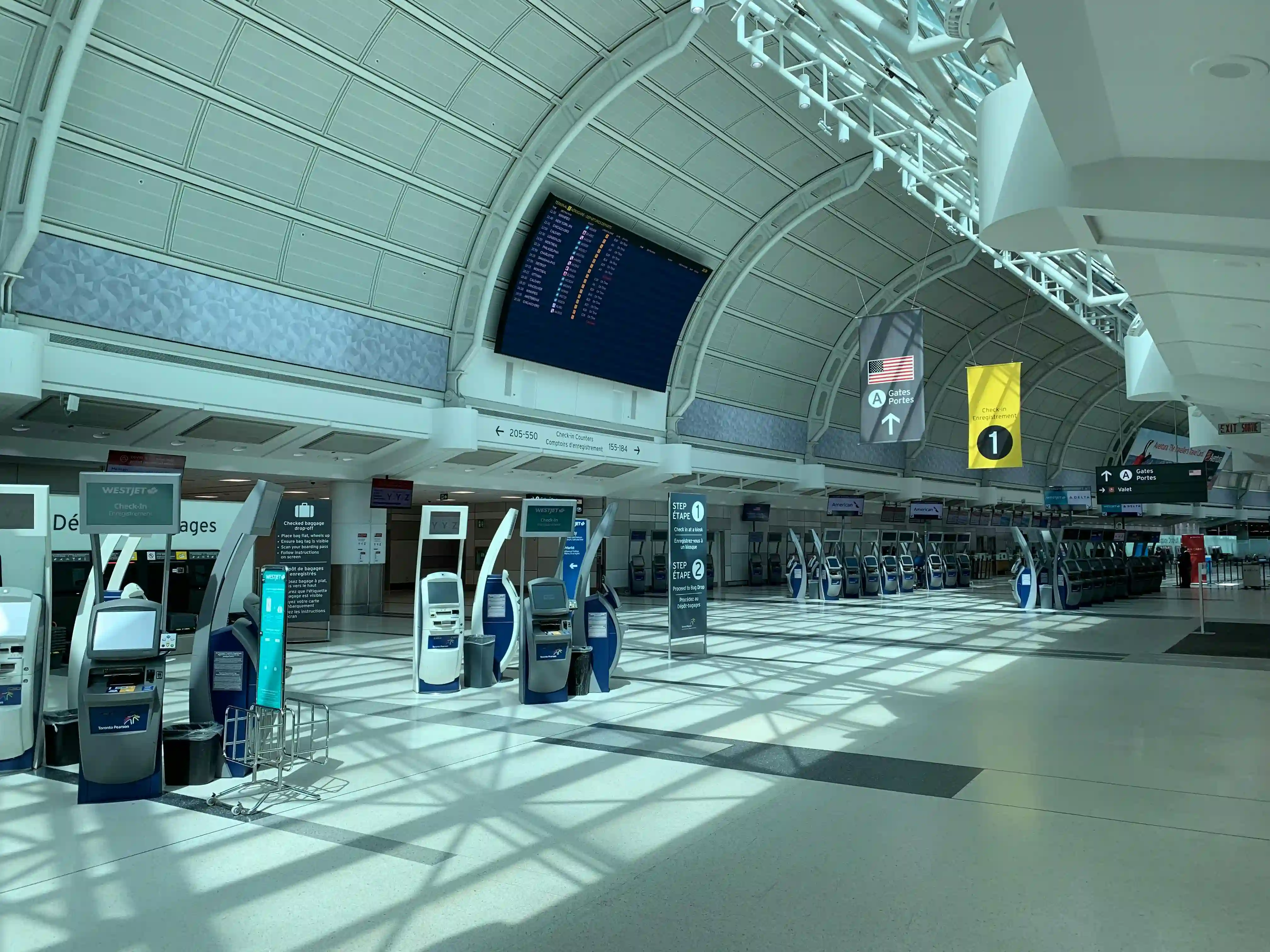 intérieur d'un aéroport