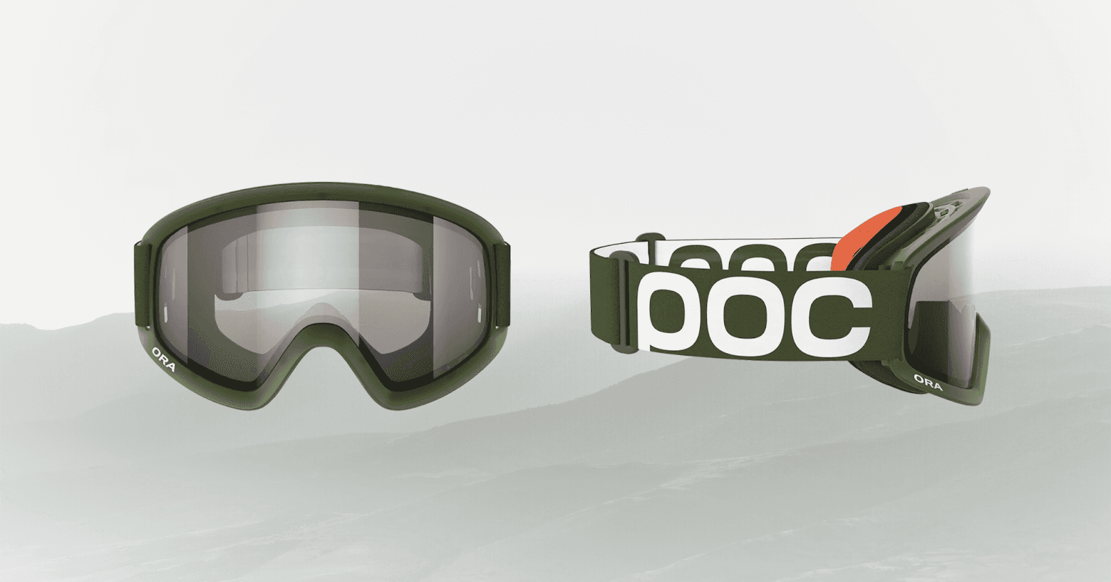 POC Ora Clarity in green colorway