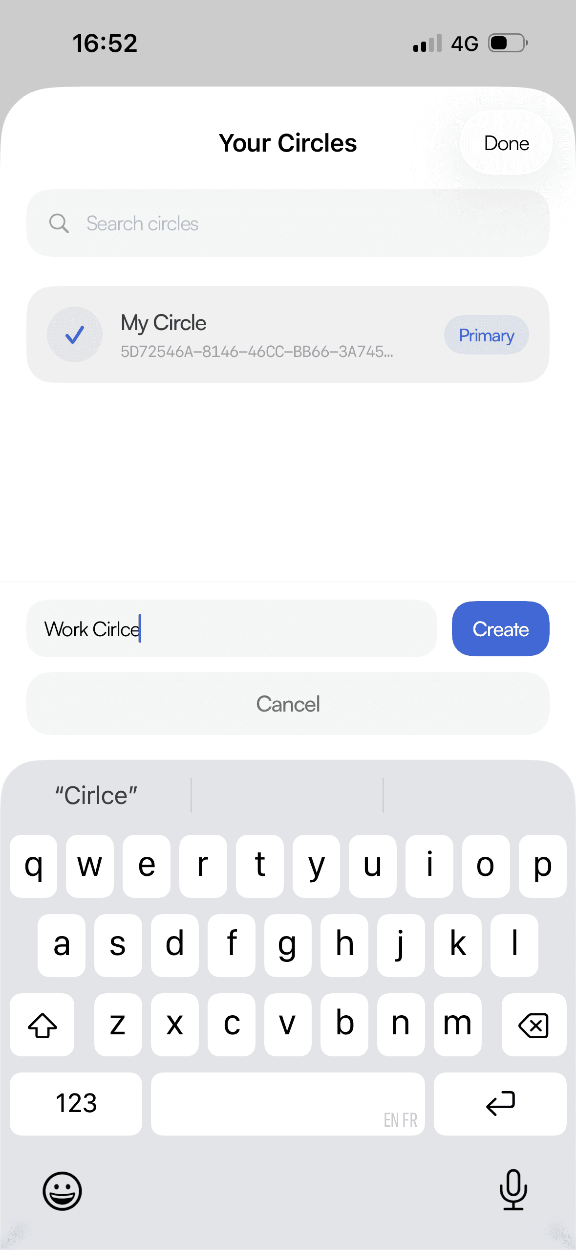 Obserc Create Circle