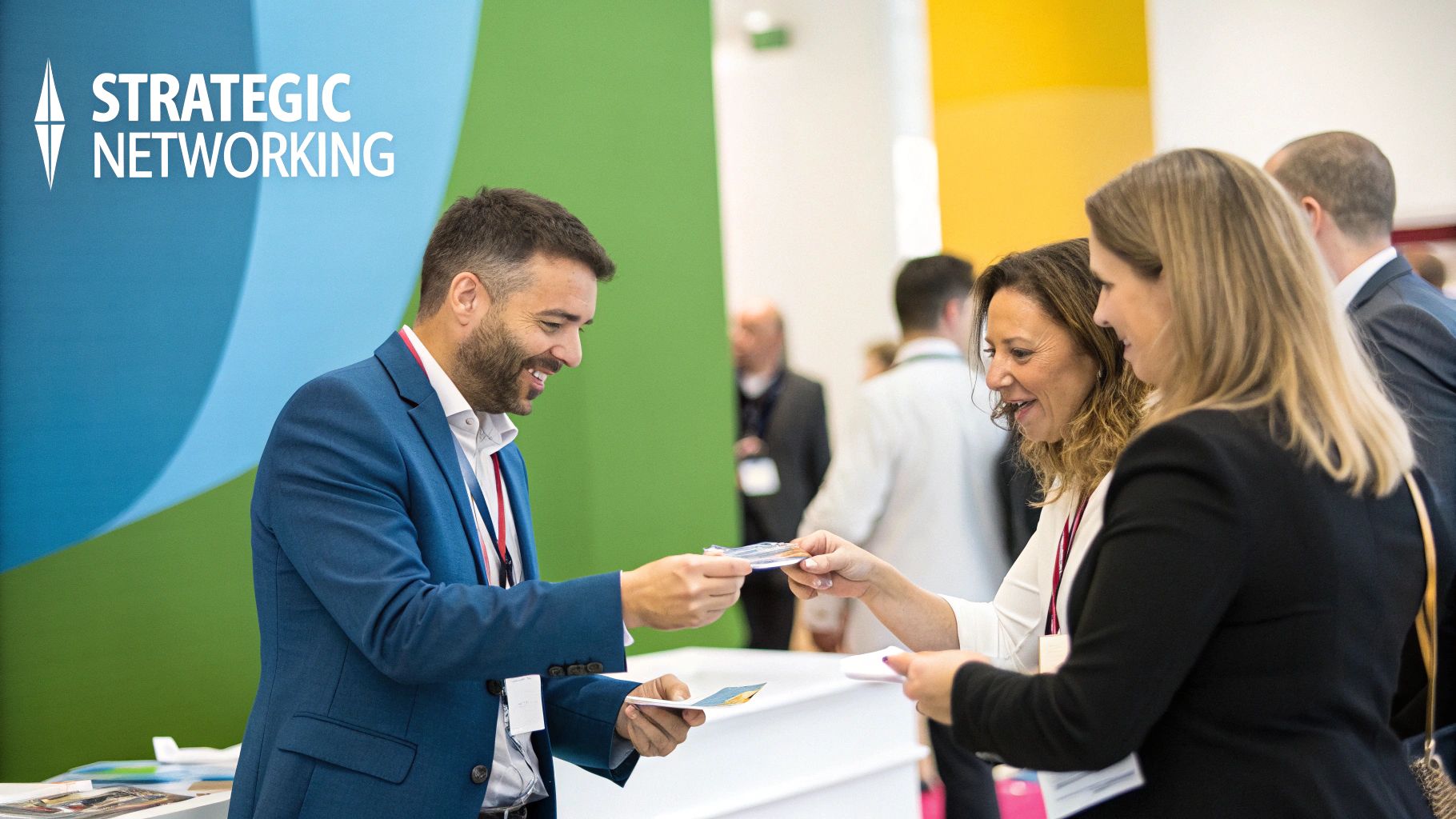 An image illustrating the concept of building a strategic professional network.