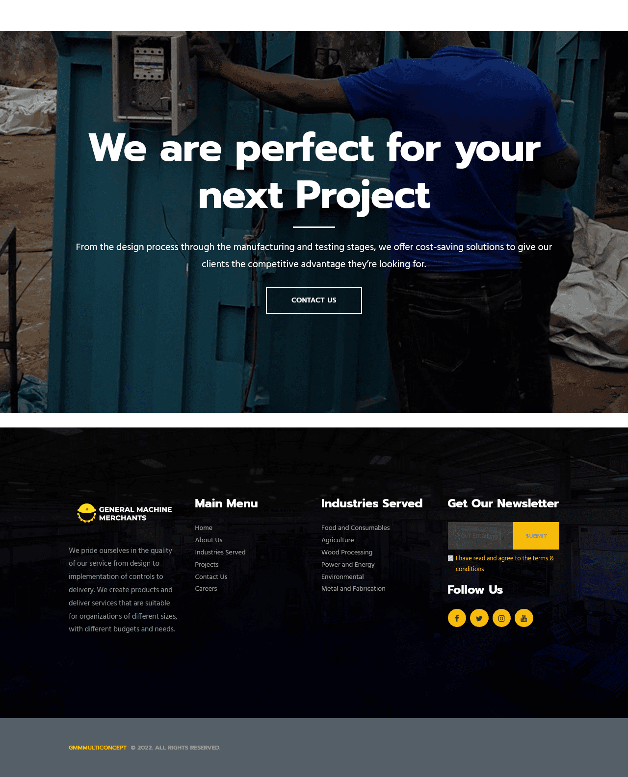 GMM Multiconcept landing page