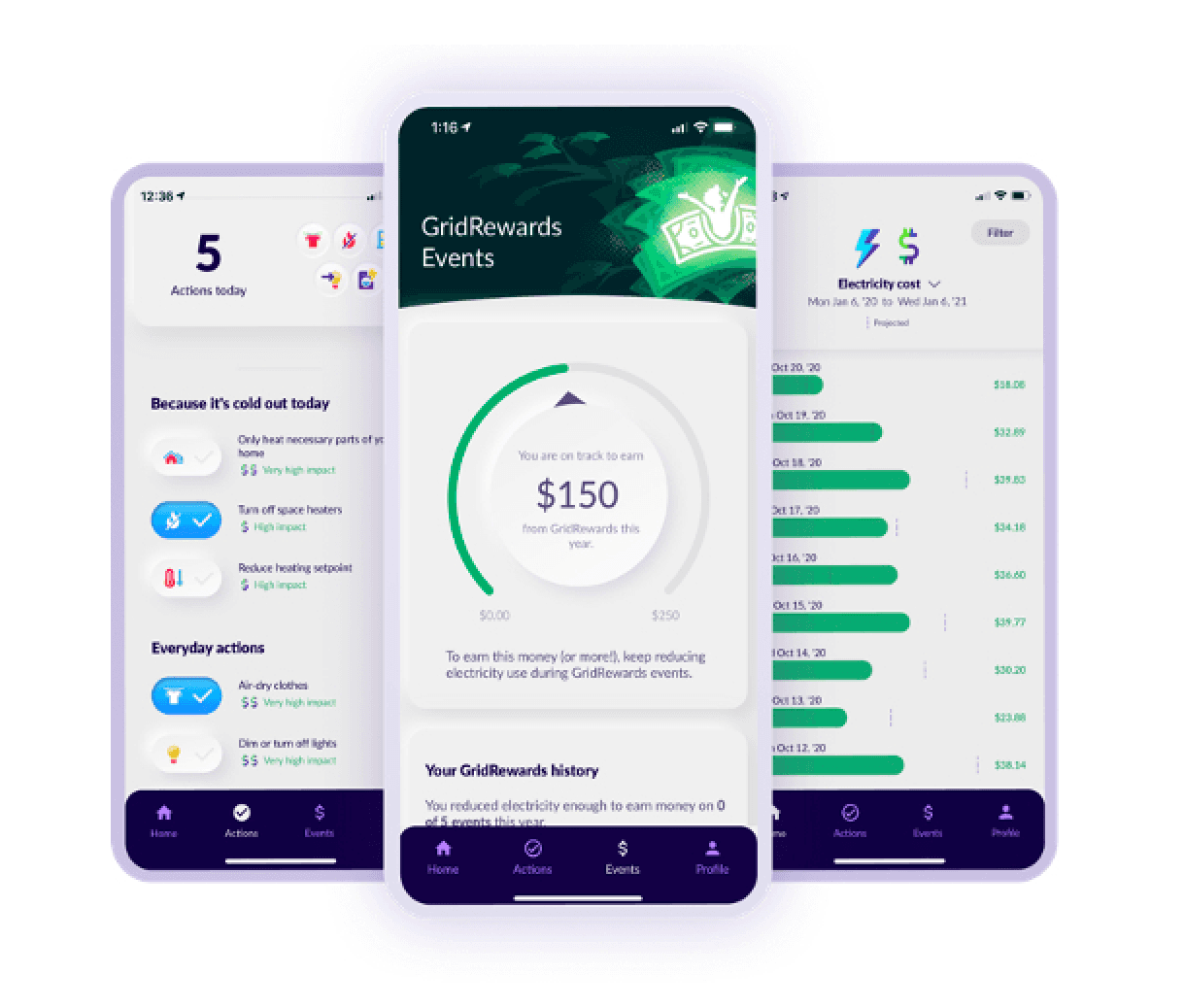 GridRewards mobile app 2021