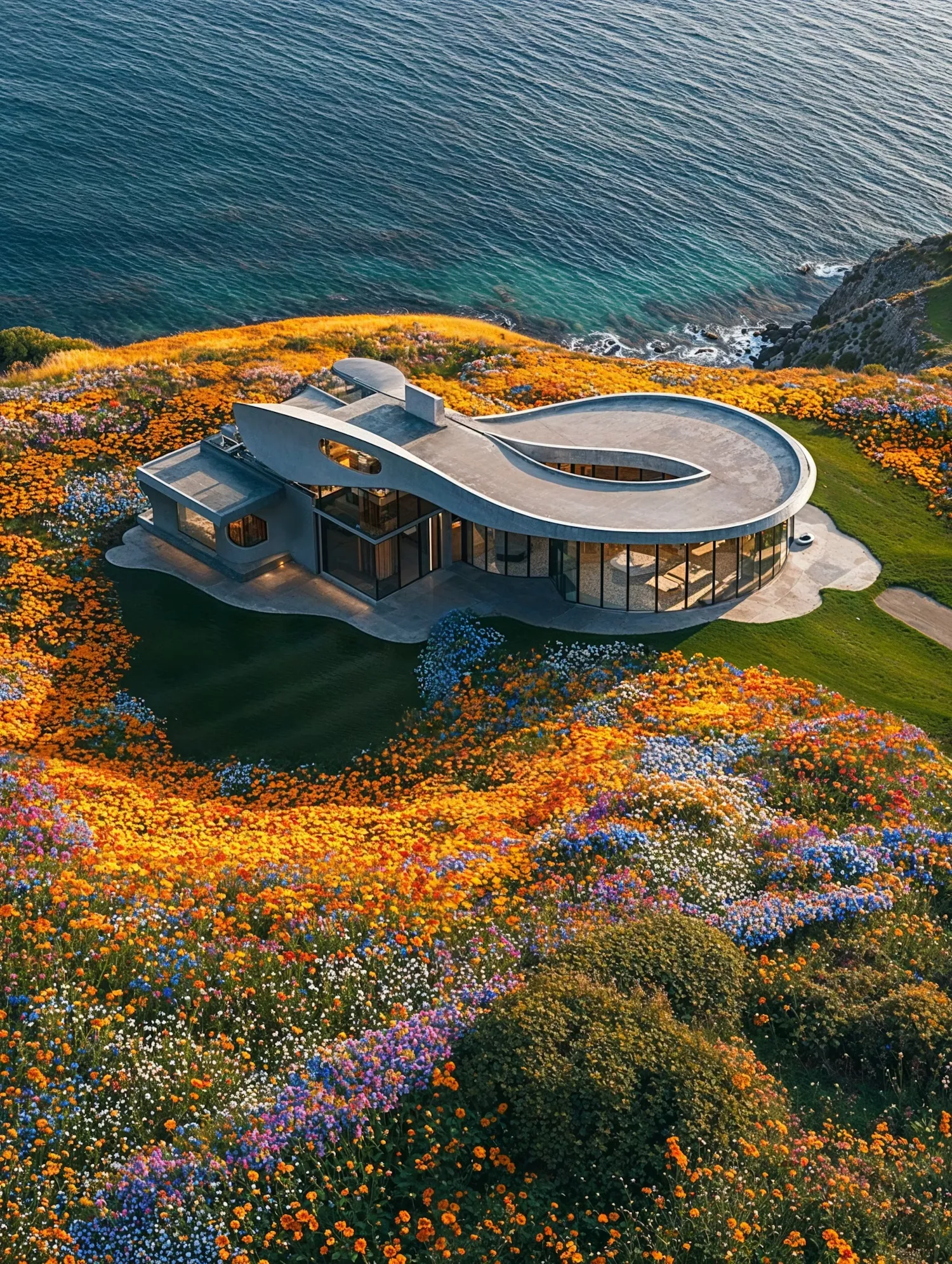 Modern Cliffside Home