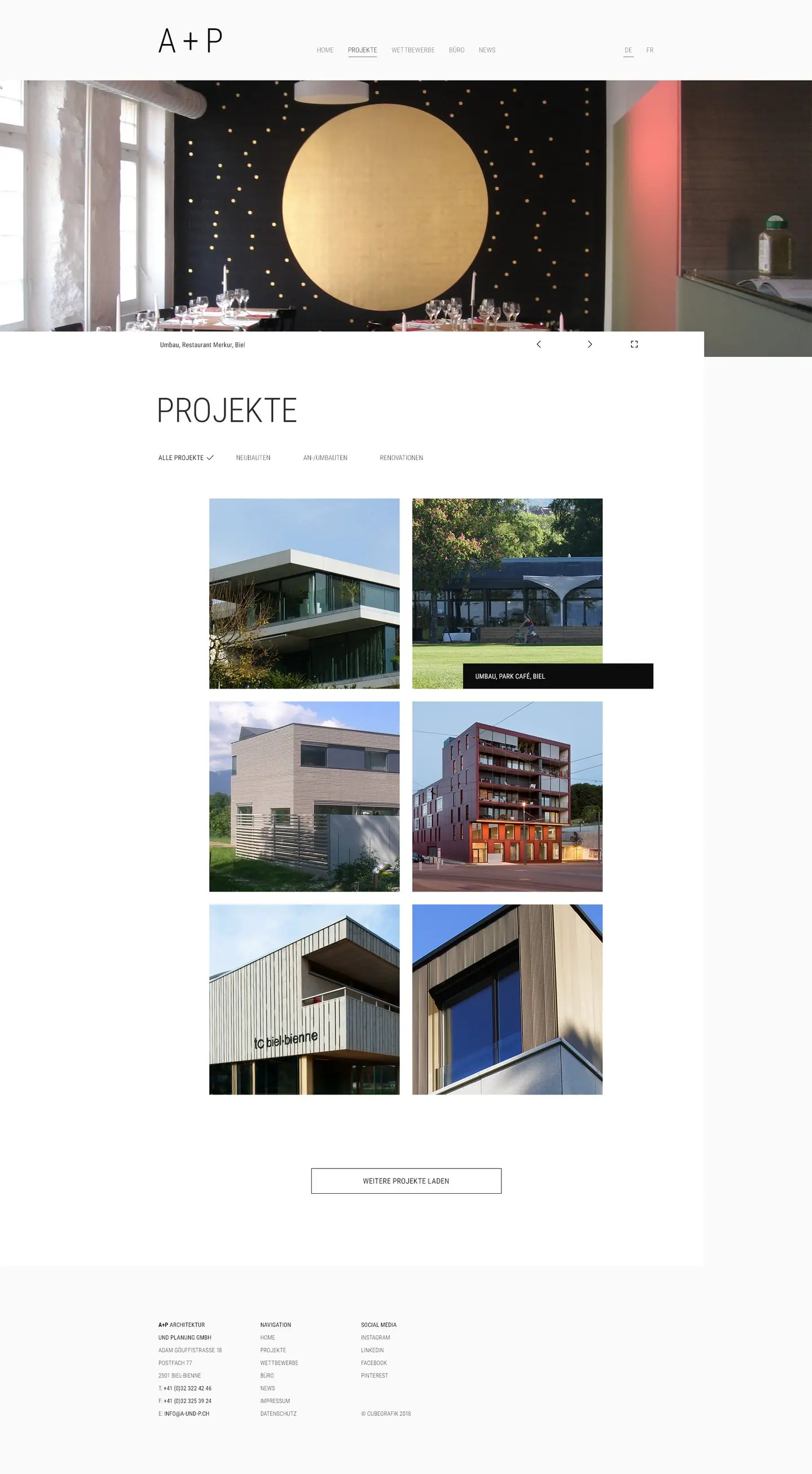 A+P Architekten – Projekte