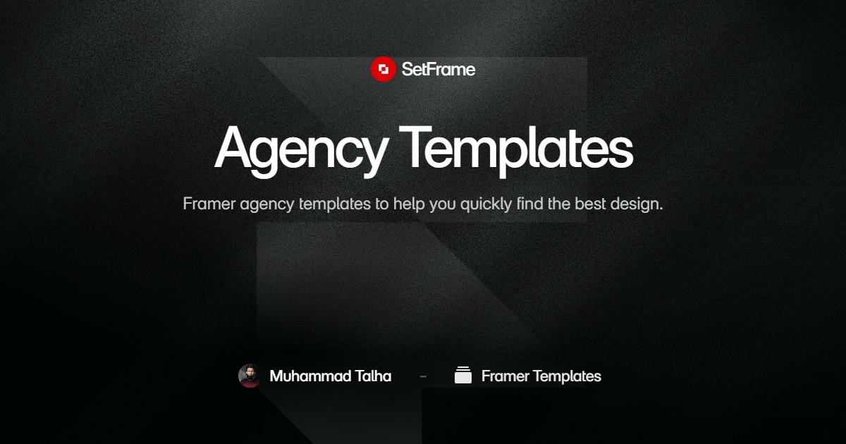 12 Best Framer Agency Templates for High-Conversion in 2026