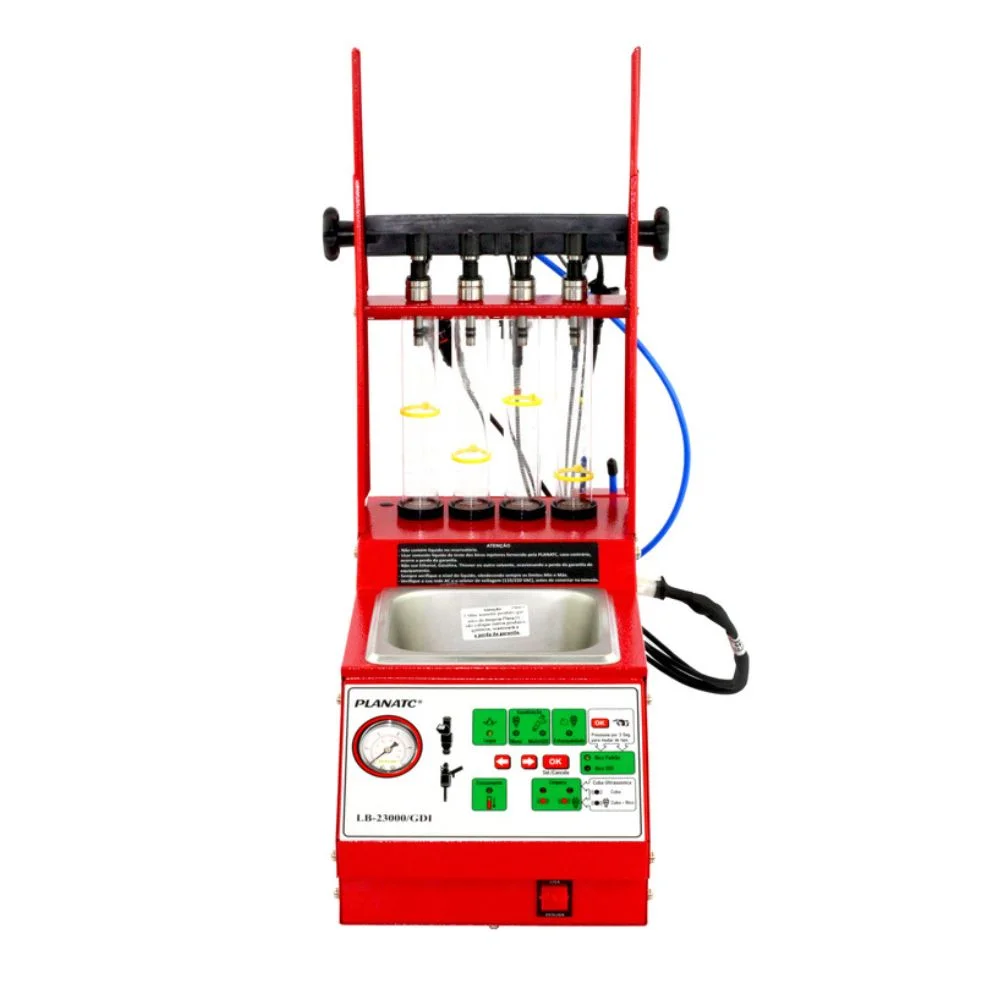 Máquina para Teste/Limpeza de Bicos Padrão e GDI Injeção Direta com Acessórios Cuba 1L - PLANATC-LB23000/GFALM