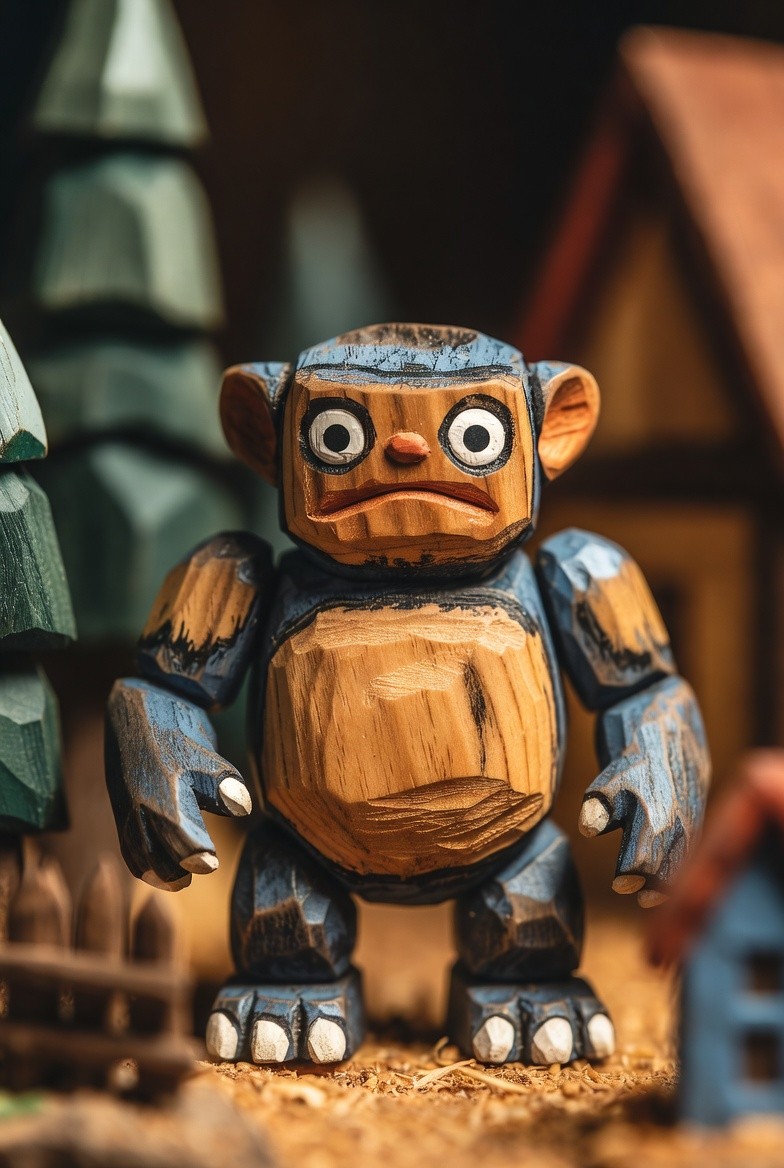 Kong cinema-quality animated character render by Aethara