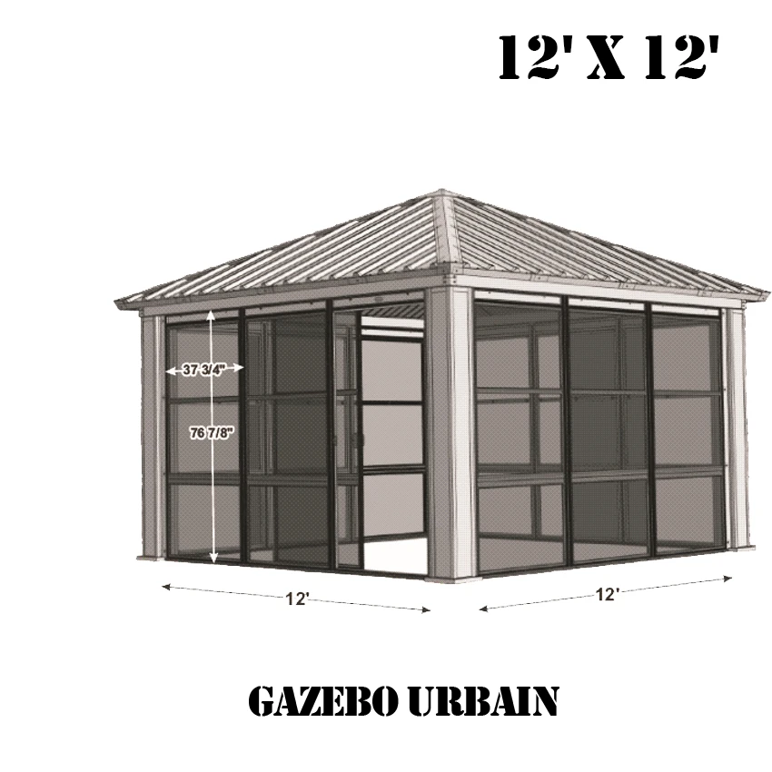 Gazebo Maison Jaune
