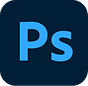 Adobe Photoshop logo, image editing and visual design tool used by Jodith Valerie