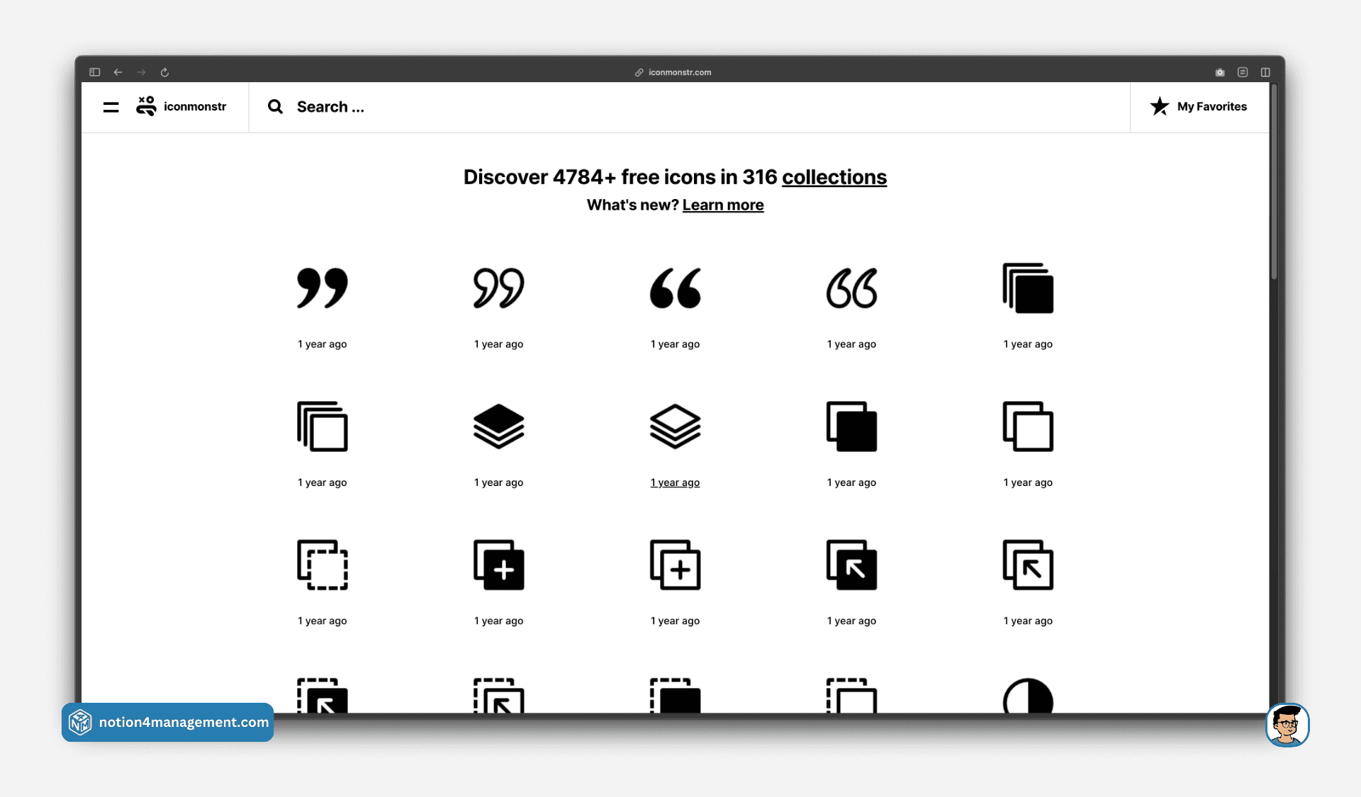 Notion icons