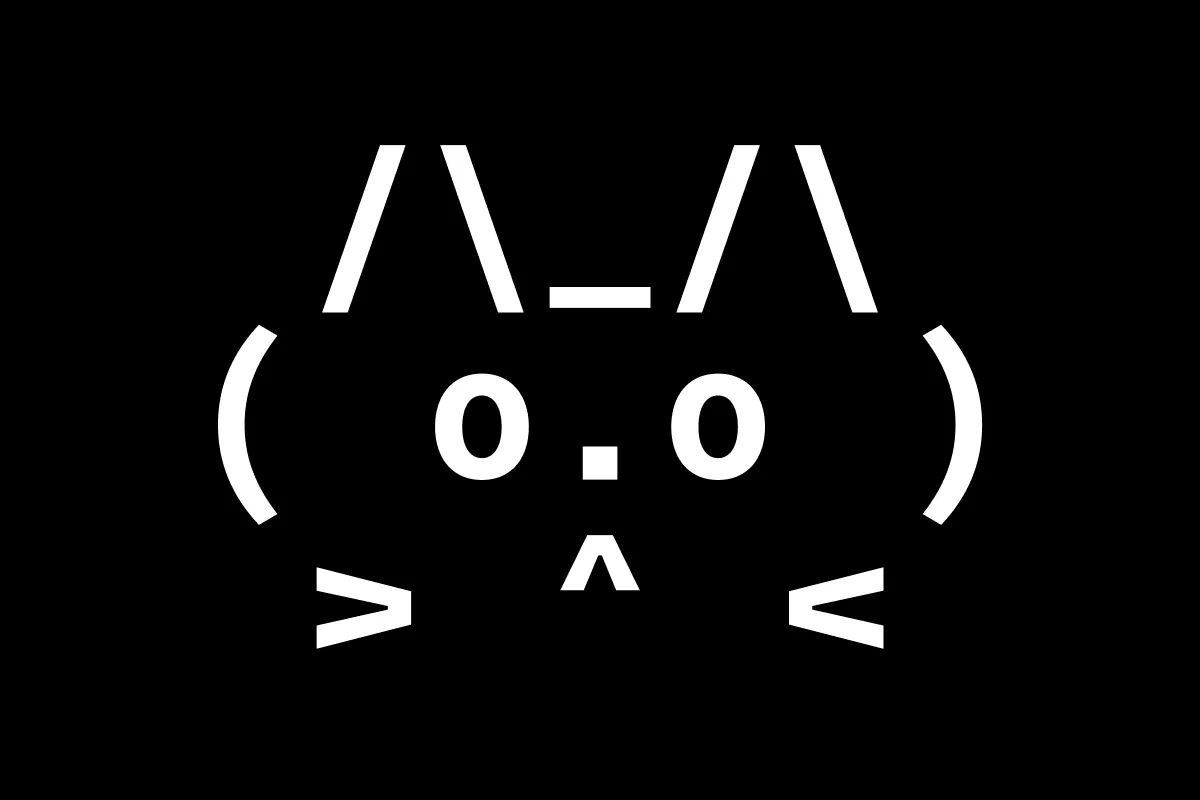 ASCII experiment with Resist Mono