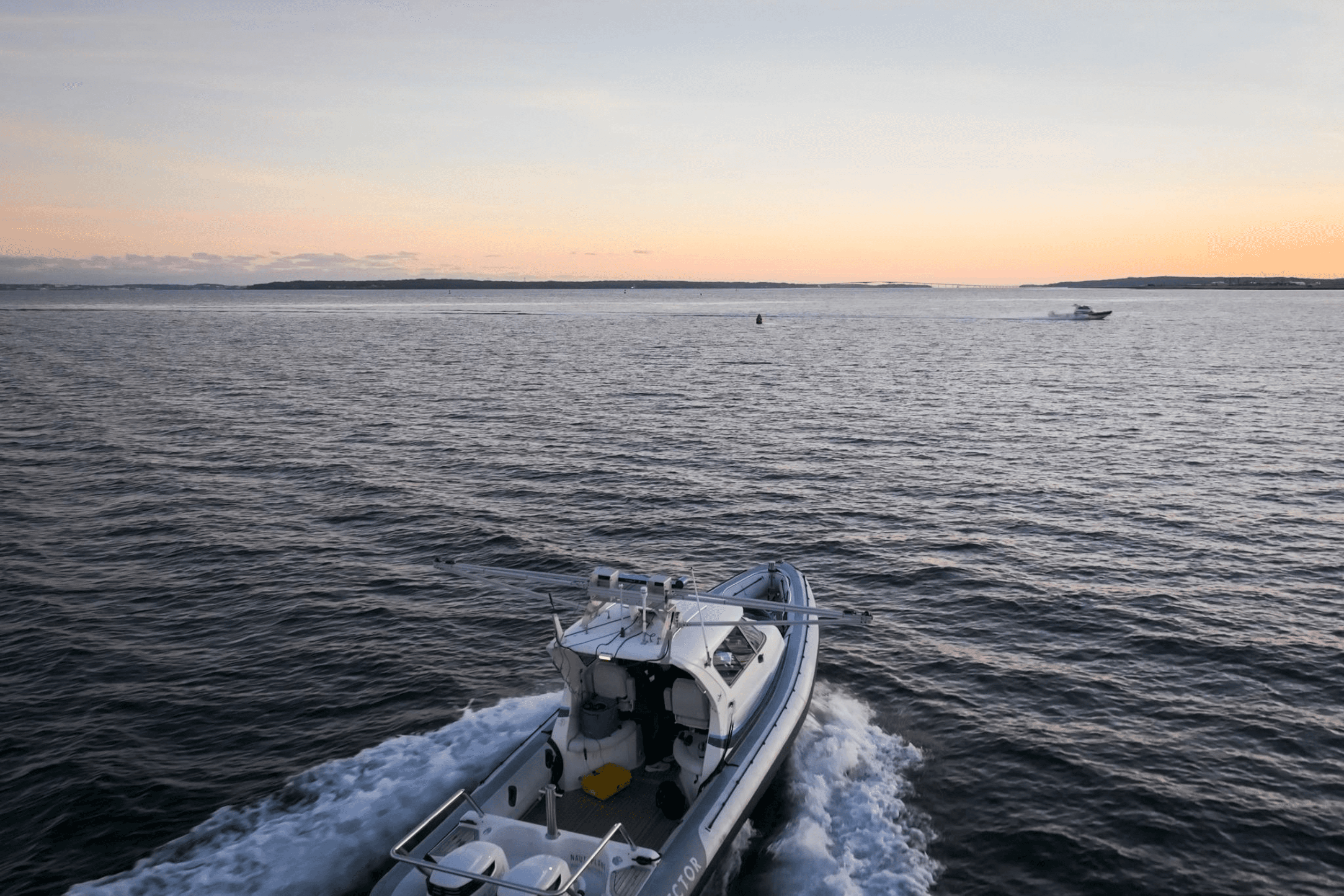 Tractor working in field