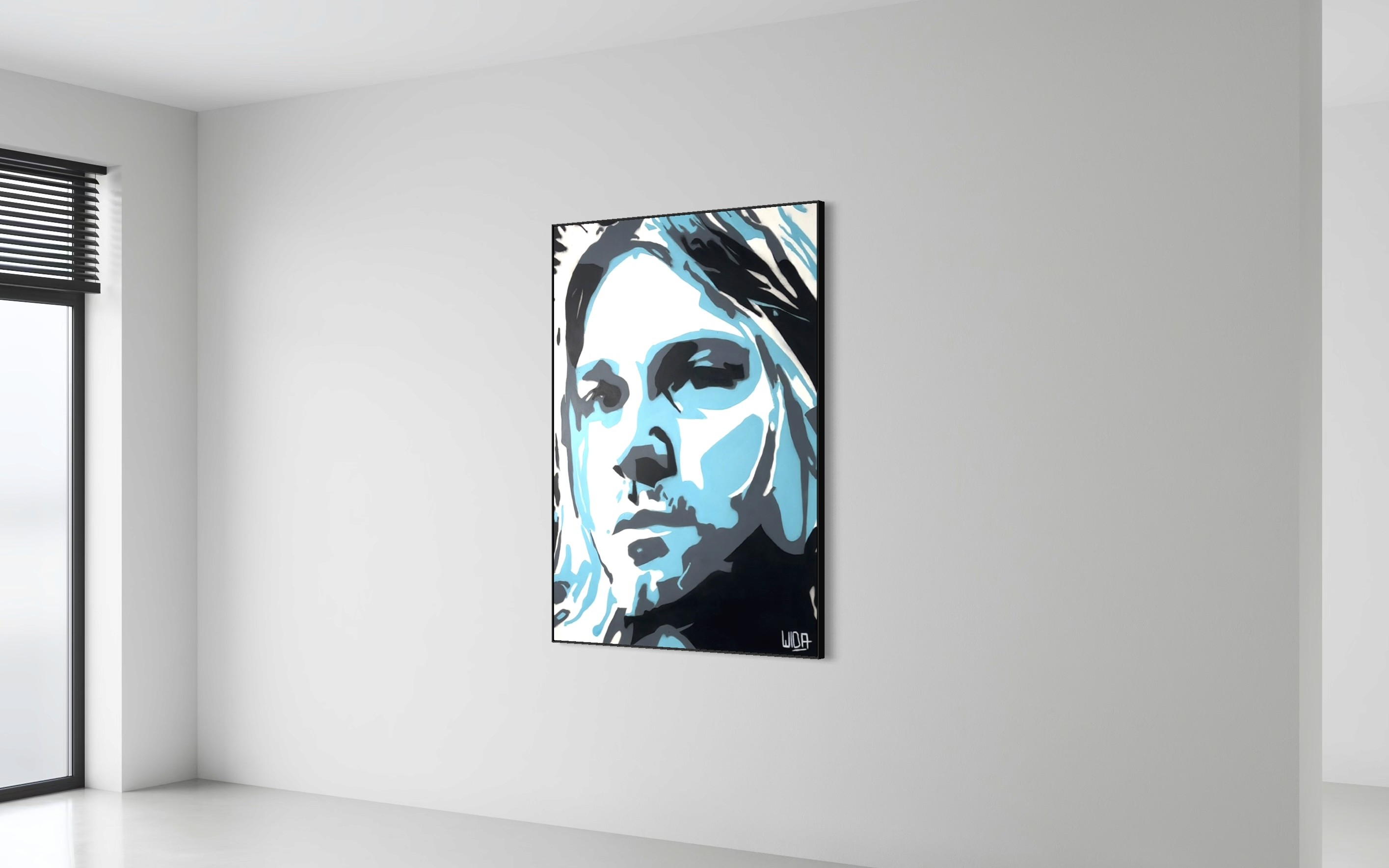 Kurt Cobain - Street Art