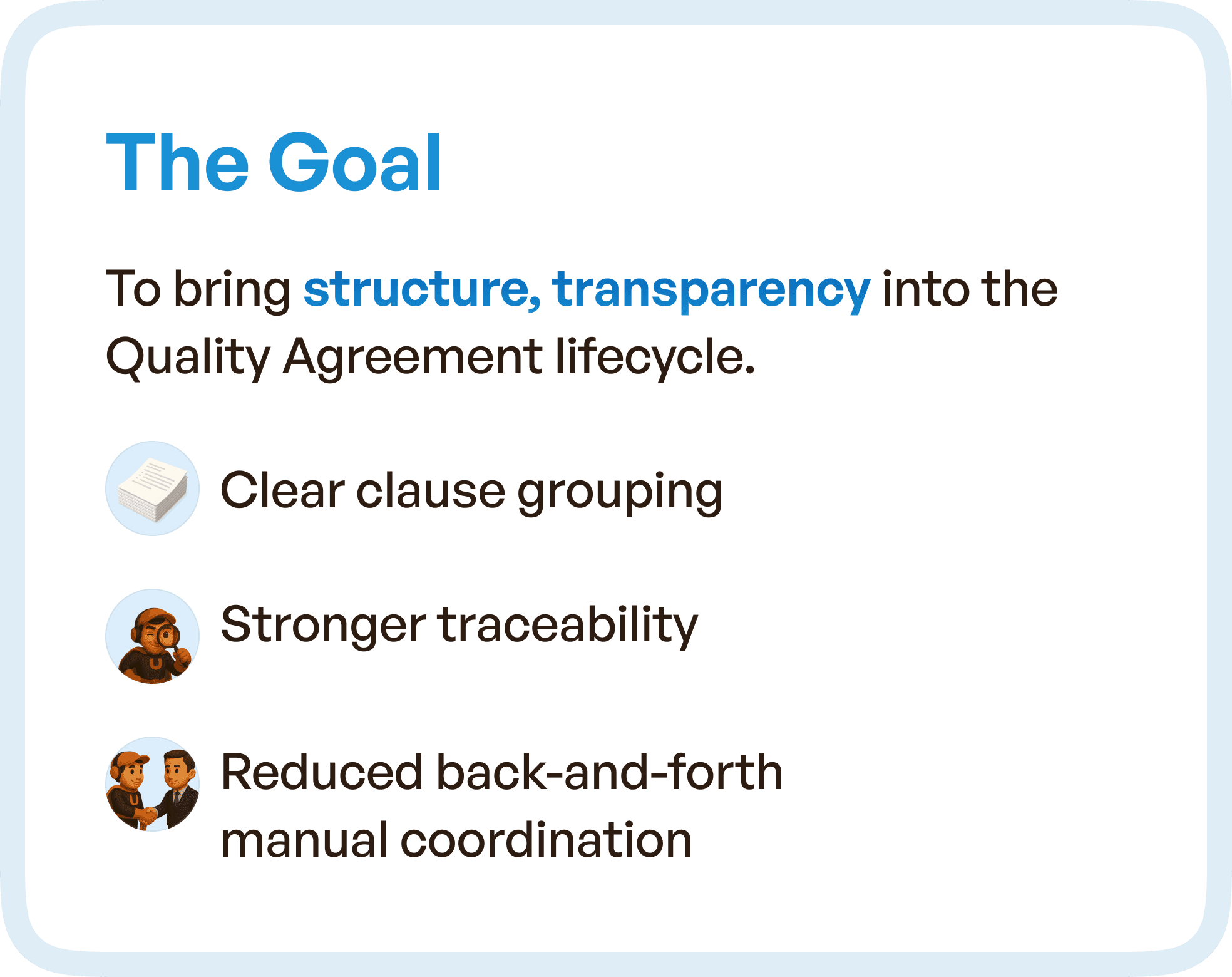 The Goal detail in points