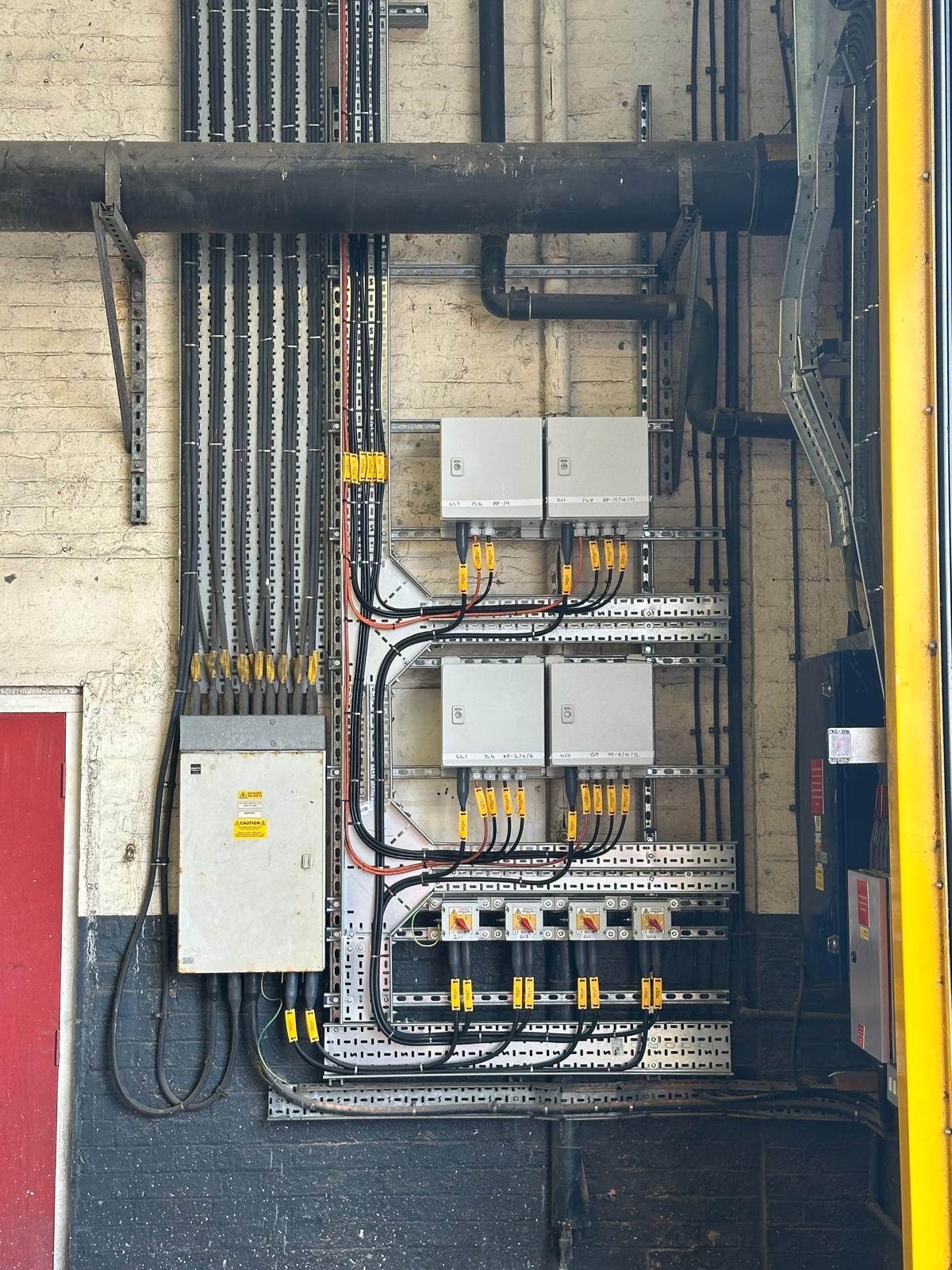 An electrical rail project completed by DPH 