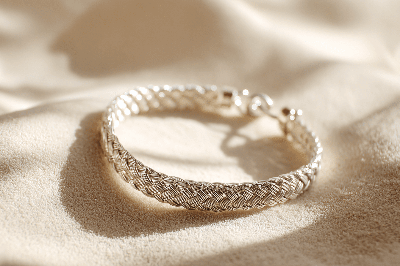 Fil Bracelet in sterling silver — Reflet bracelet