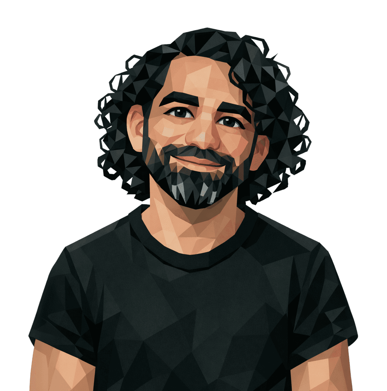 Portrait of portfolio creator – back view