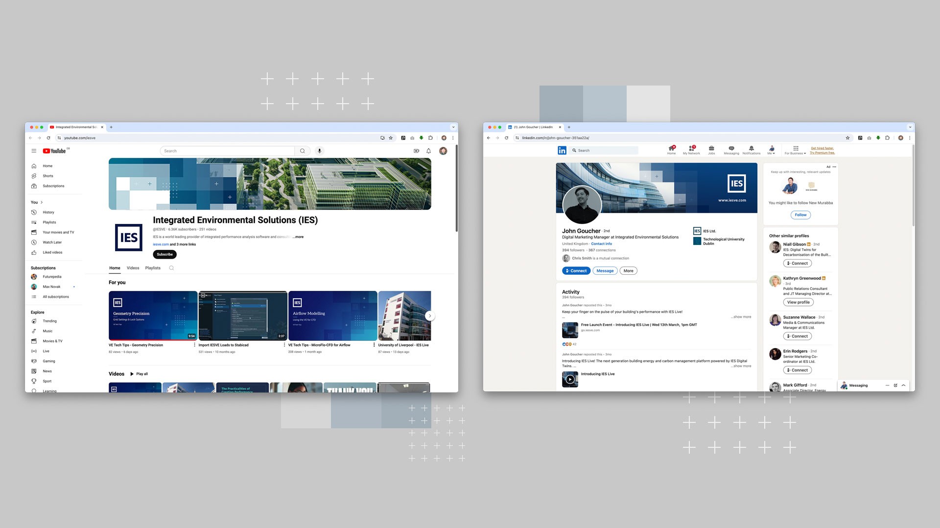 IES – Social media headers