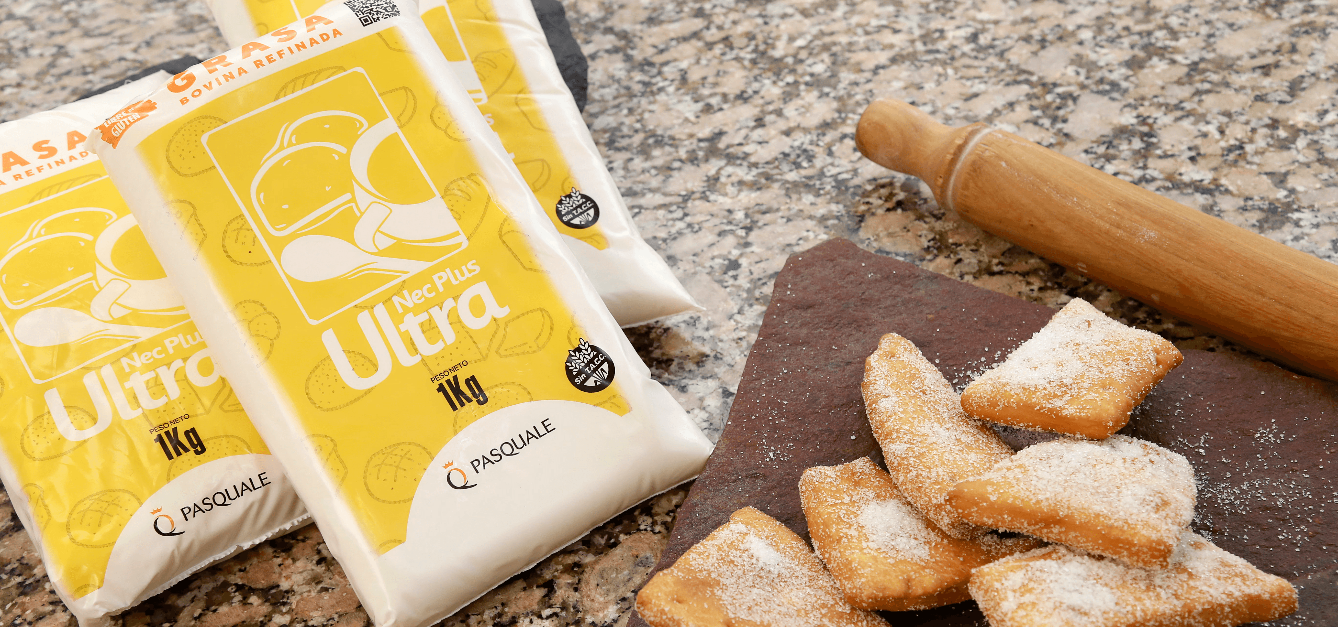 Grasa bovina refinada Nec Plus Ultra utilizada en panificación.