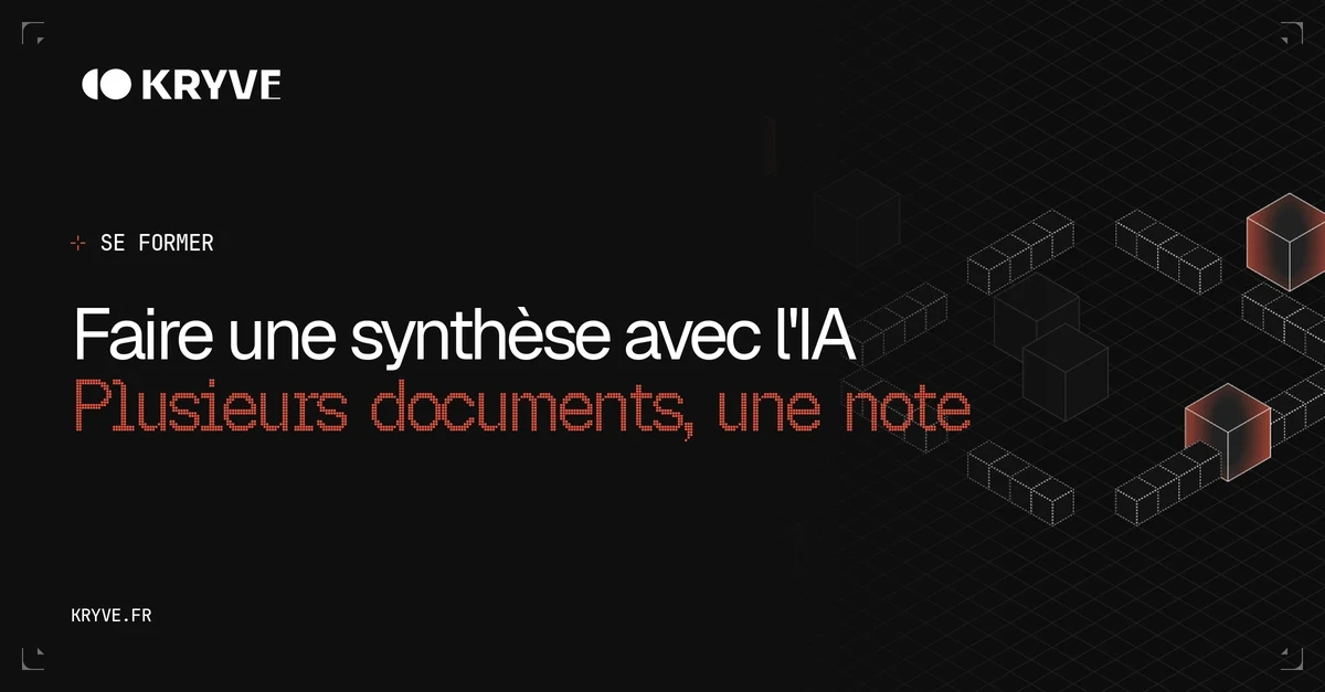 Faire une synthèse avec l'IA : Plusieurs documents, une note