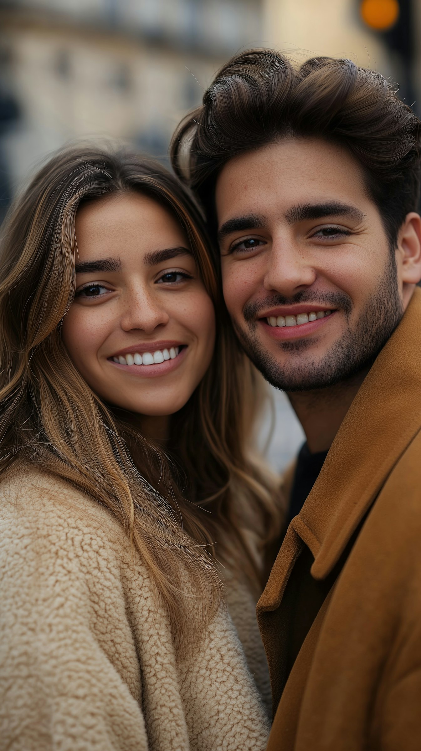 Couple hiking across scenic desert trails surrounded by rock formations in AlUla.