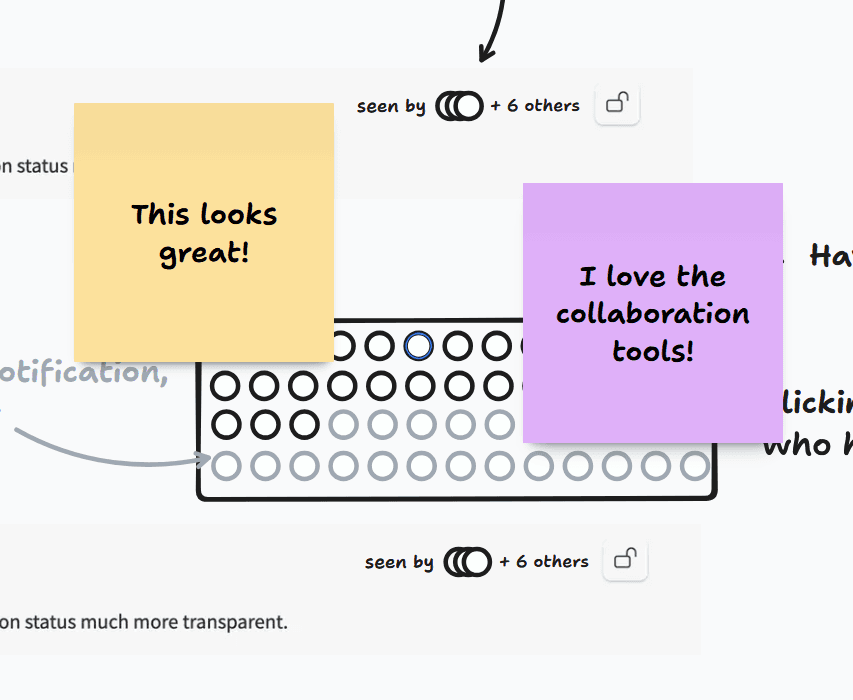 A screenshot of a wireframe for a new feature idea