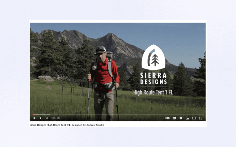 Sierra Designs and Andrew Skurka