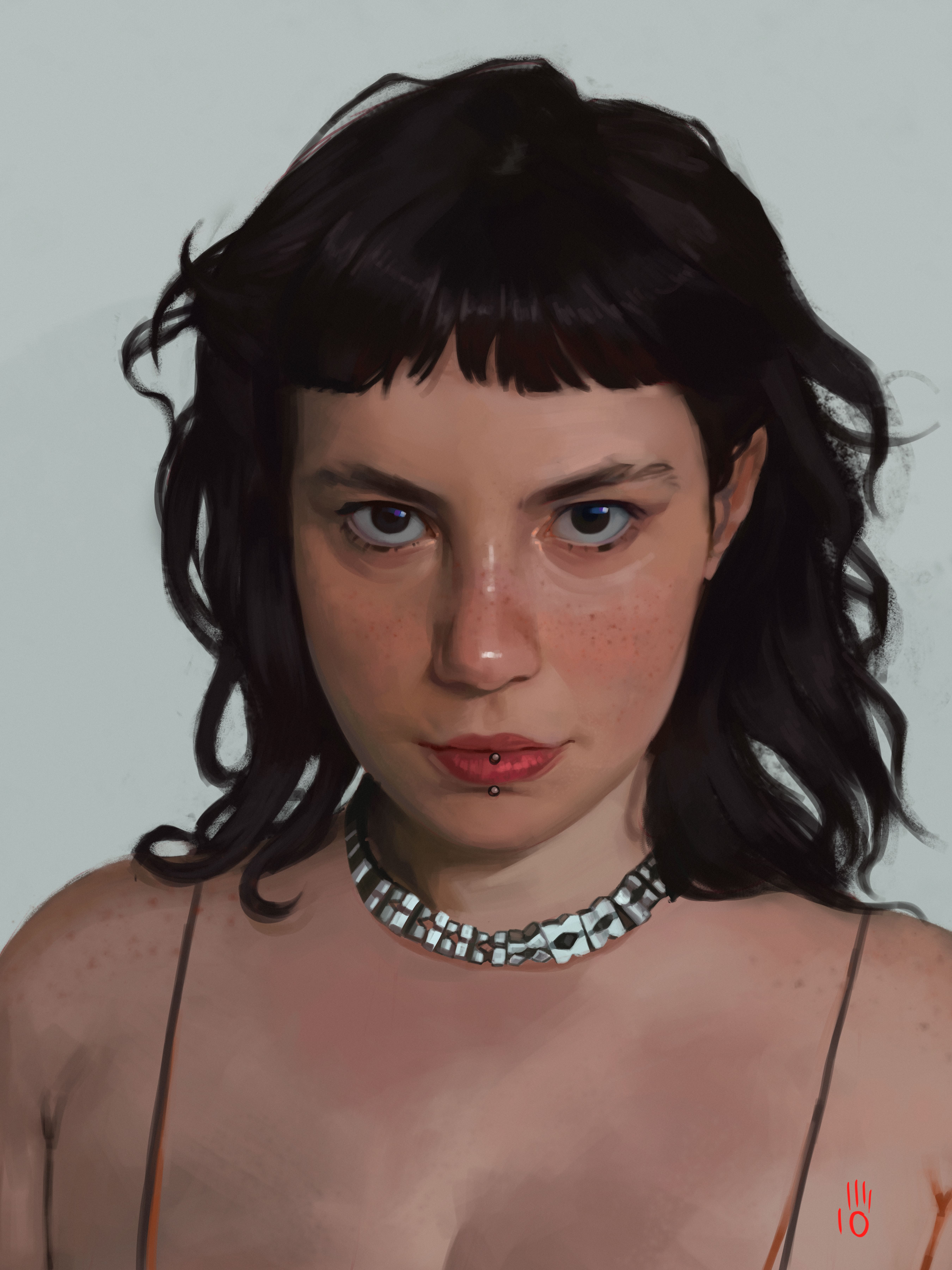 A female model