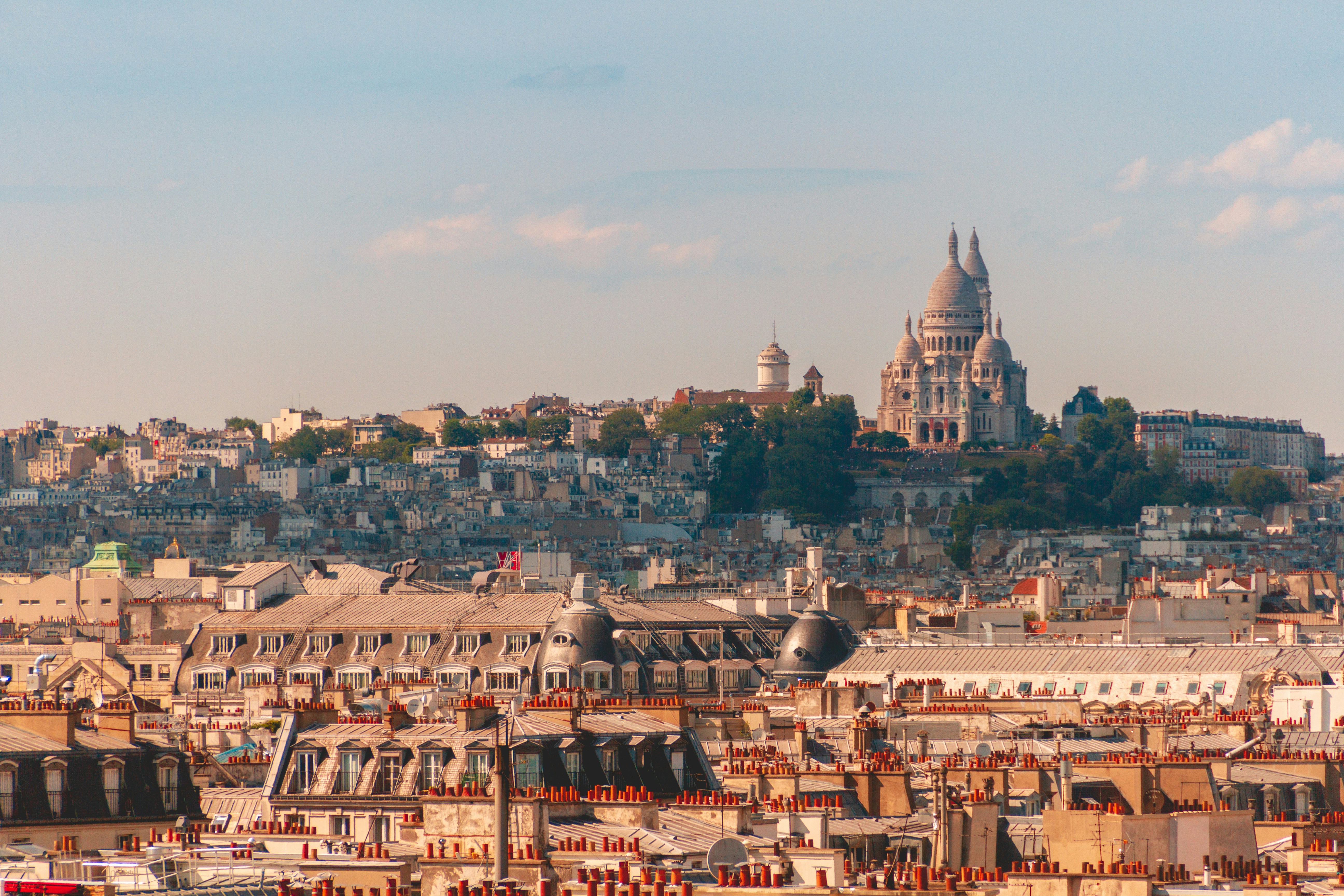view of Sacre Coeur in Paris