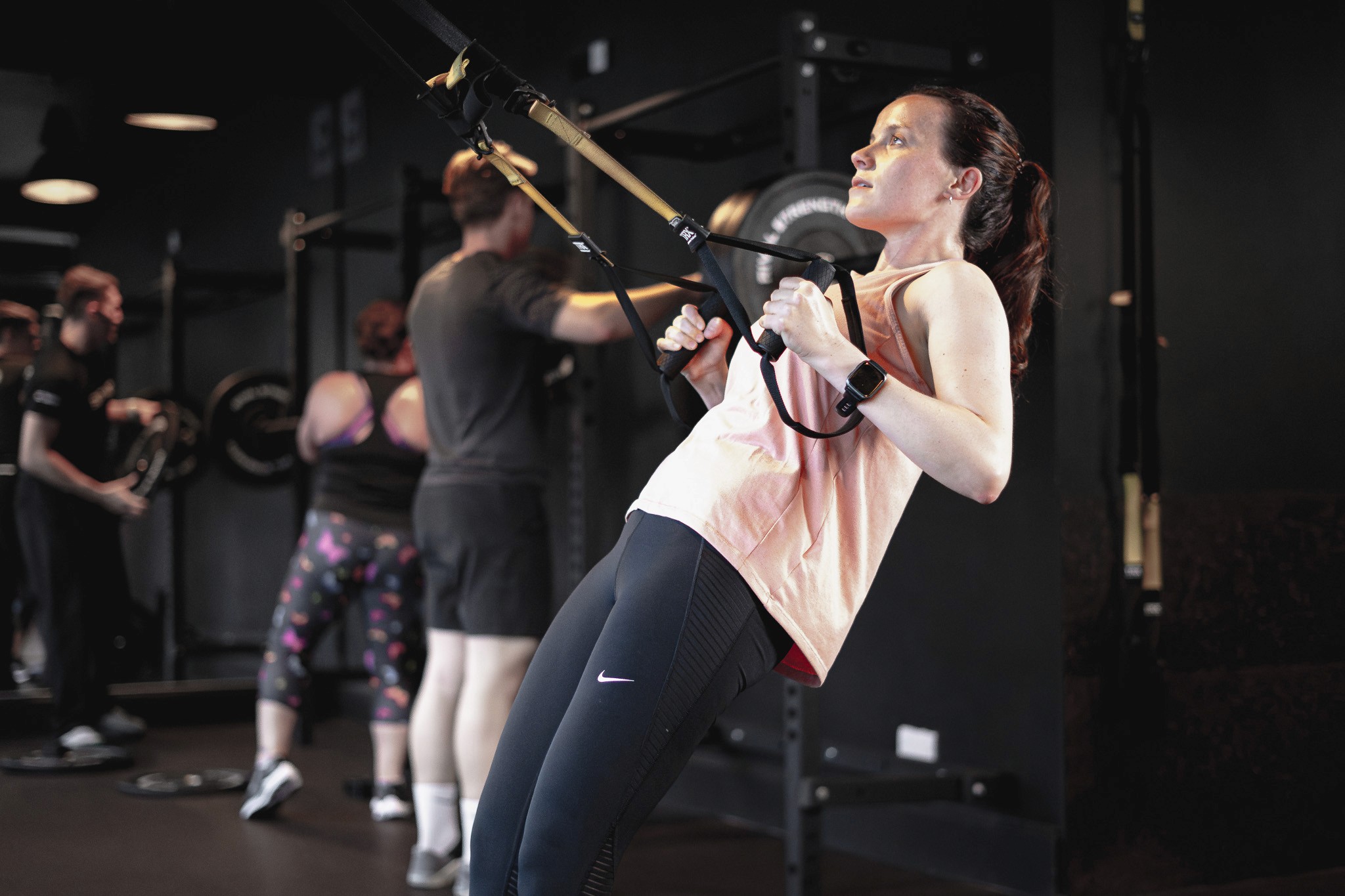 Triathlete on a time trial bike riding on a road