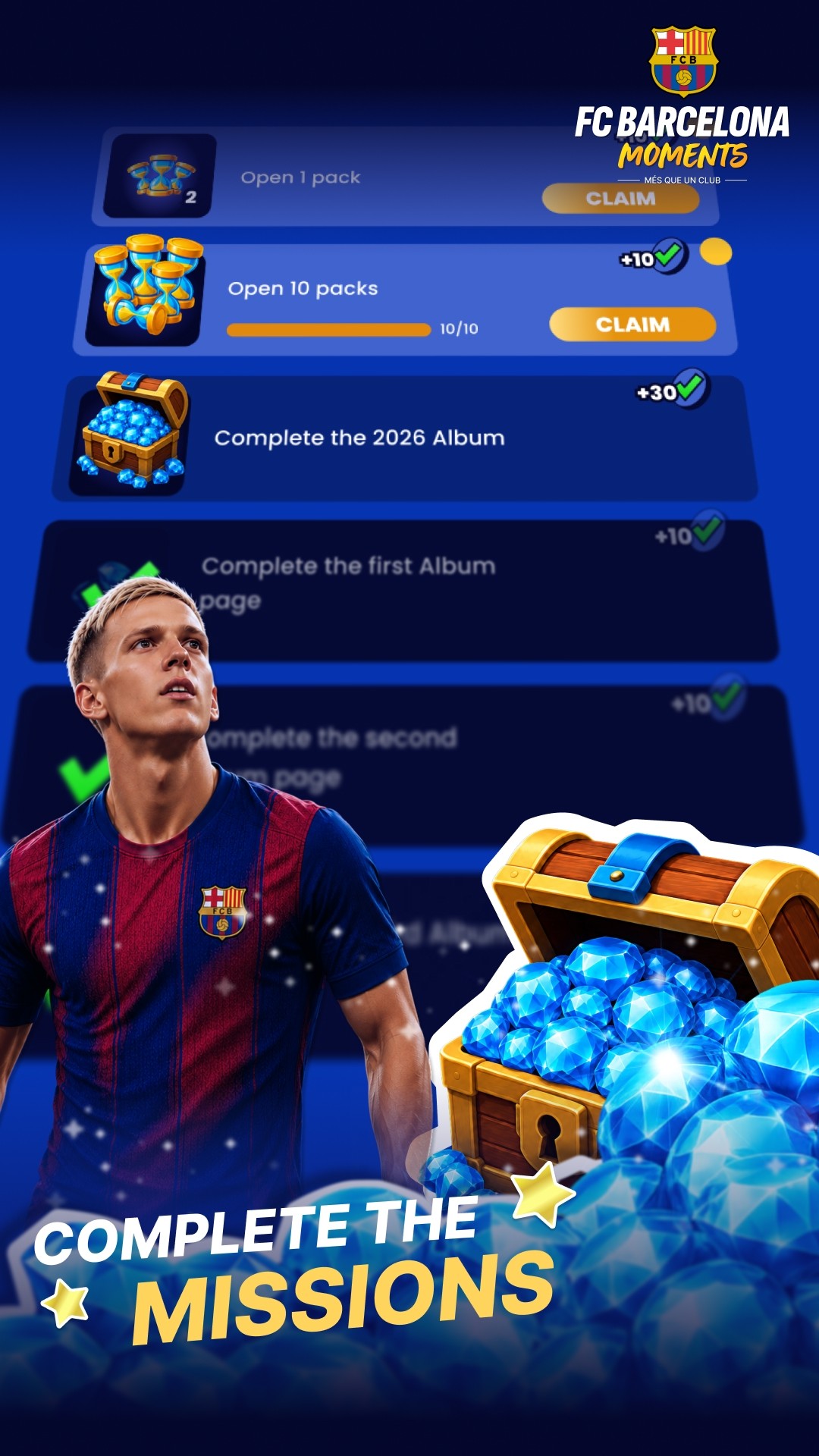 FC Barcelona Moments game screenshot