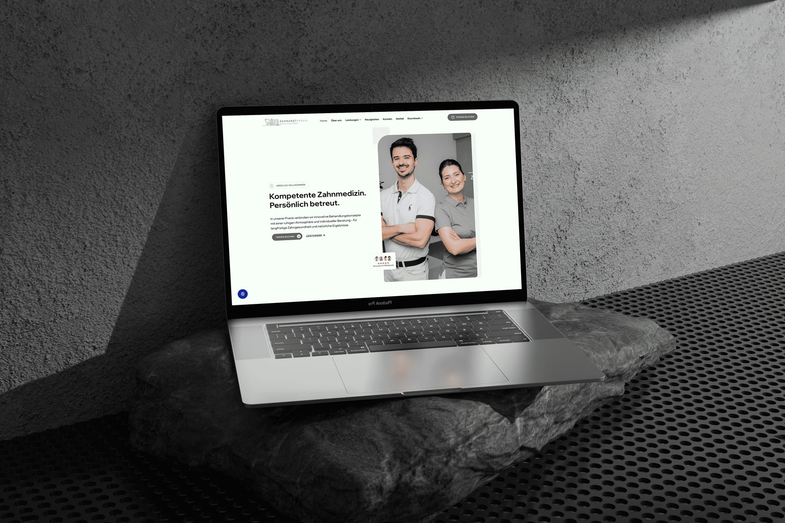 Zahnarztpraxis Mönchaltorf – Projekt von grafikglück