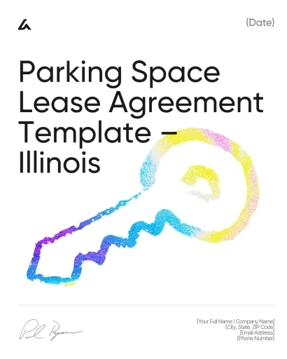 Parking Space Lease Agreement Template – Illinois