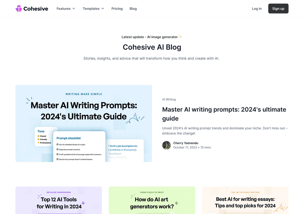 Blog page examples - Web to Figma