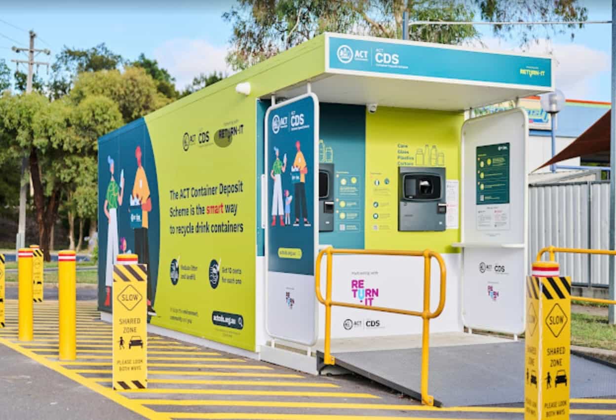 ACT Return-it CDS Container | Infrastructure Government Program in Western Creek ACT by Recon Projects