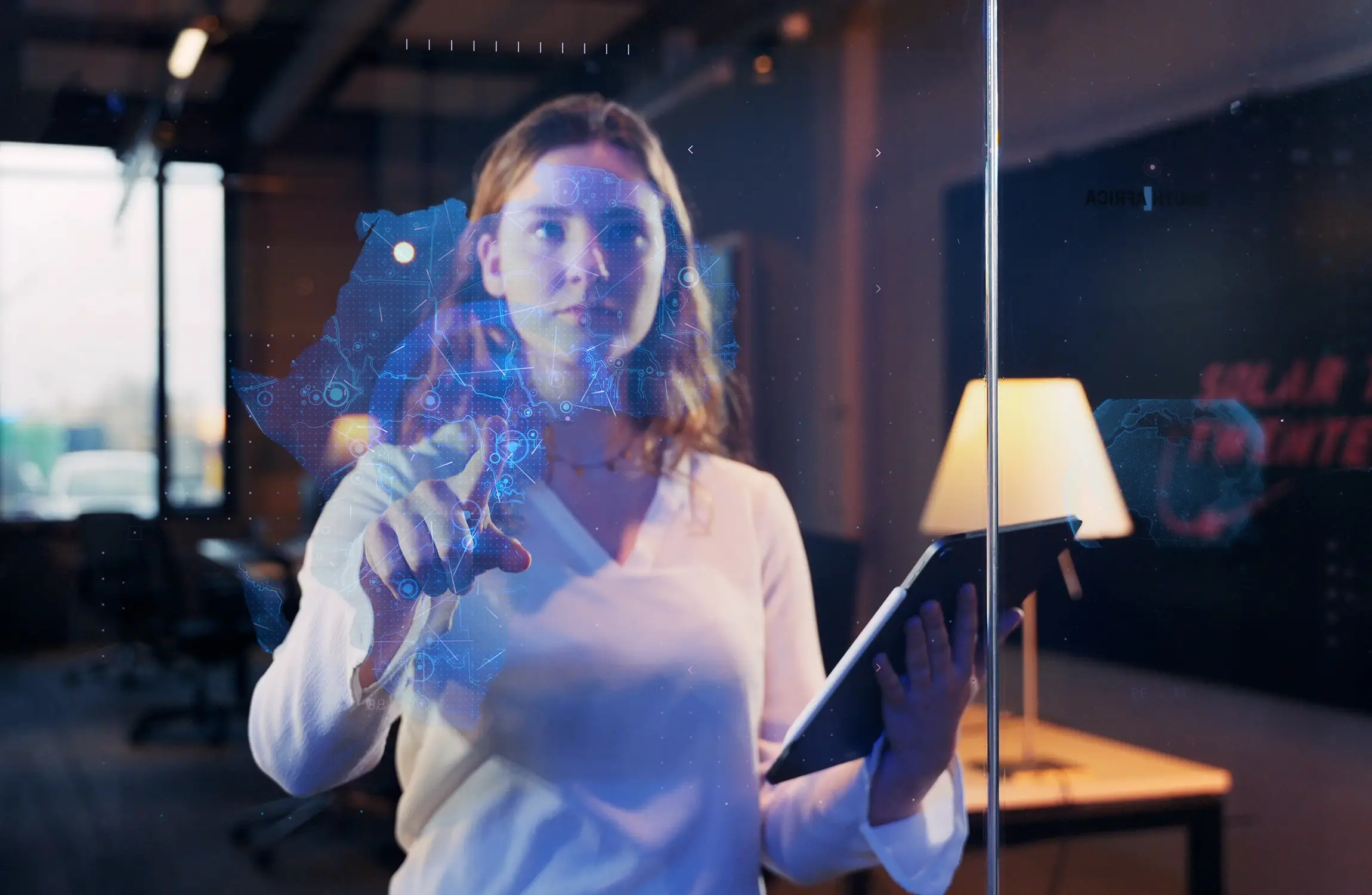 Scene from a realized corporate film