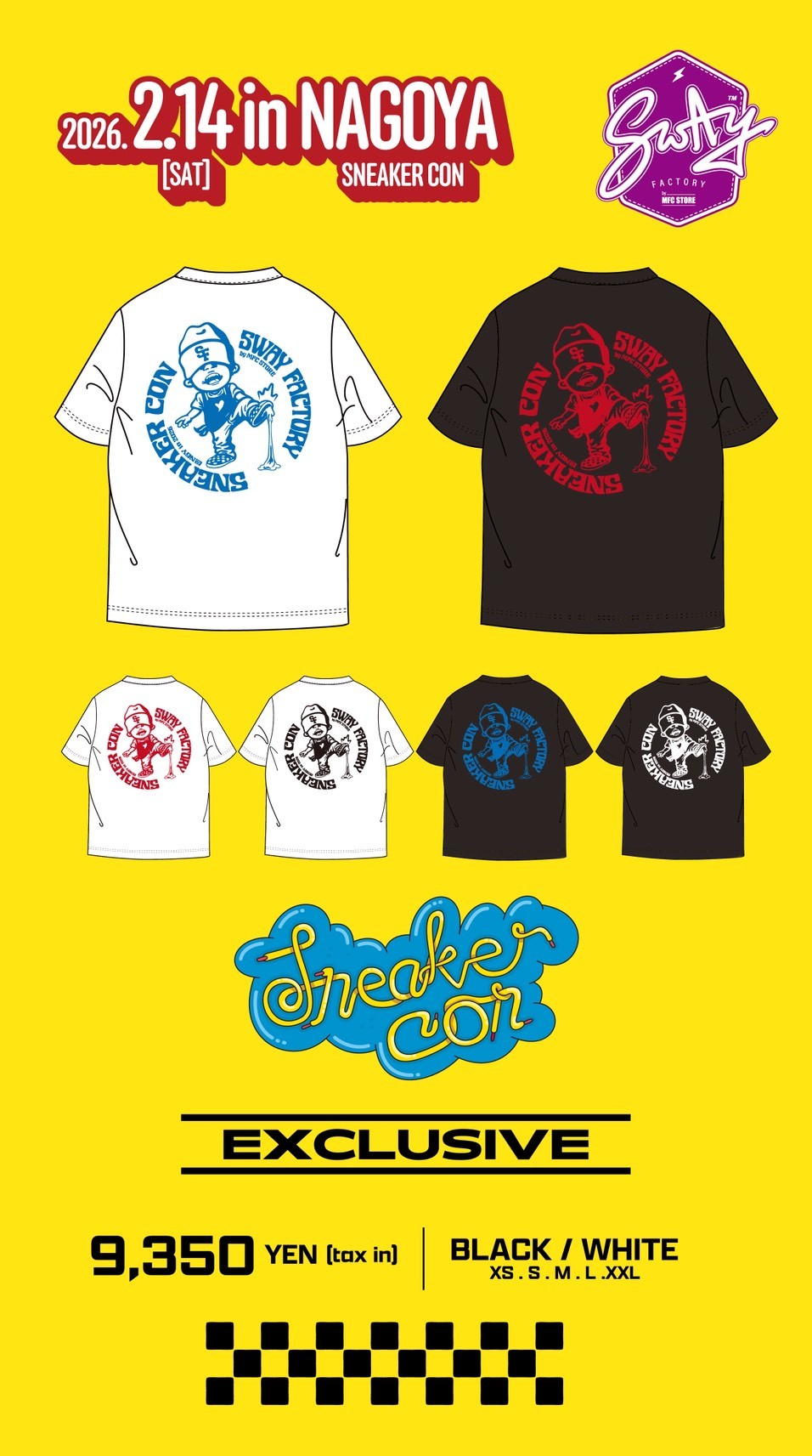 SWAY FACTORY by MFC STORE コラボTシャツ× Sneaker Con
