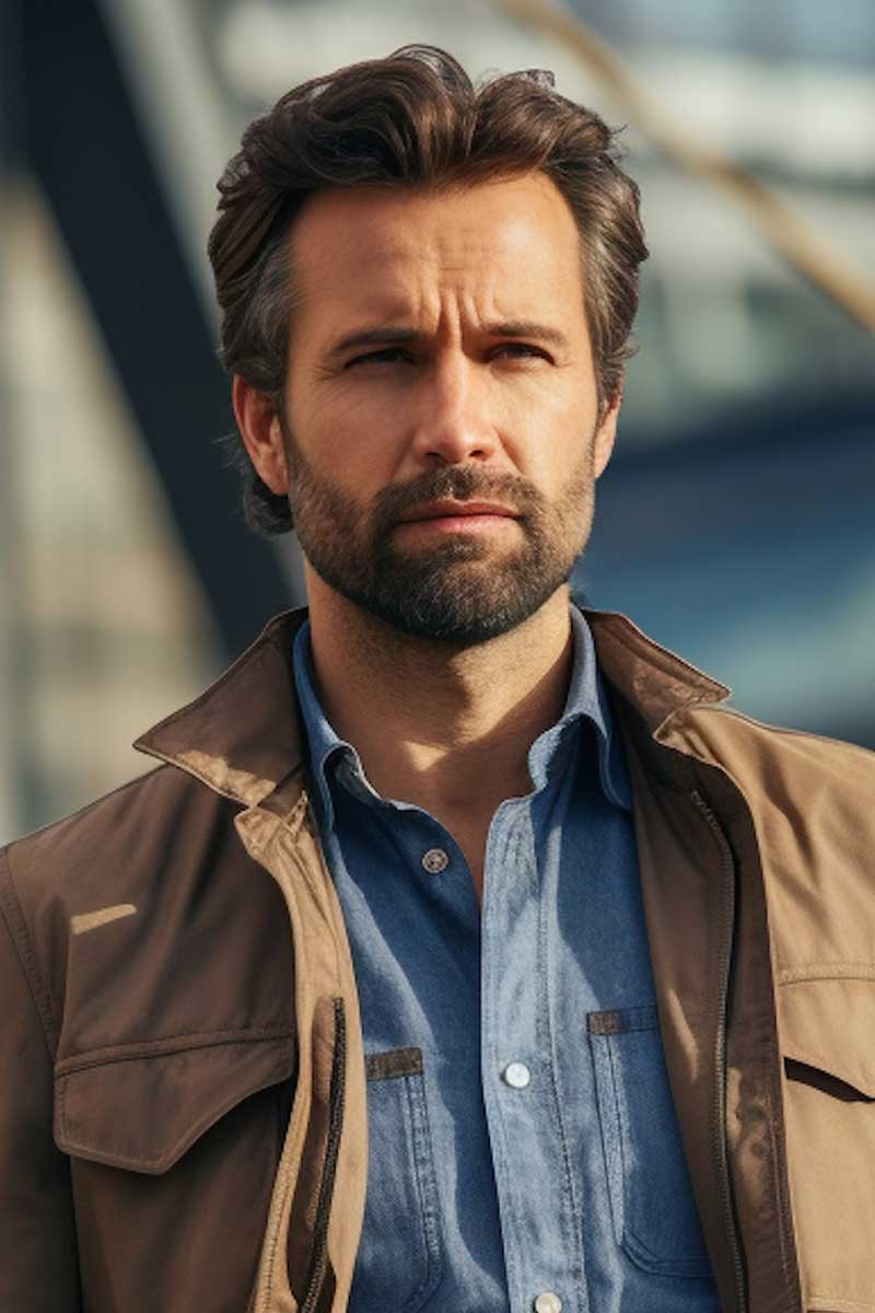 Portrait of James Lawson, an accountant, providing a testimonial about his positive experience with legal services.